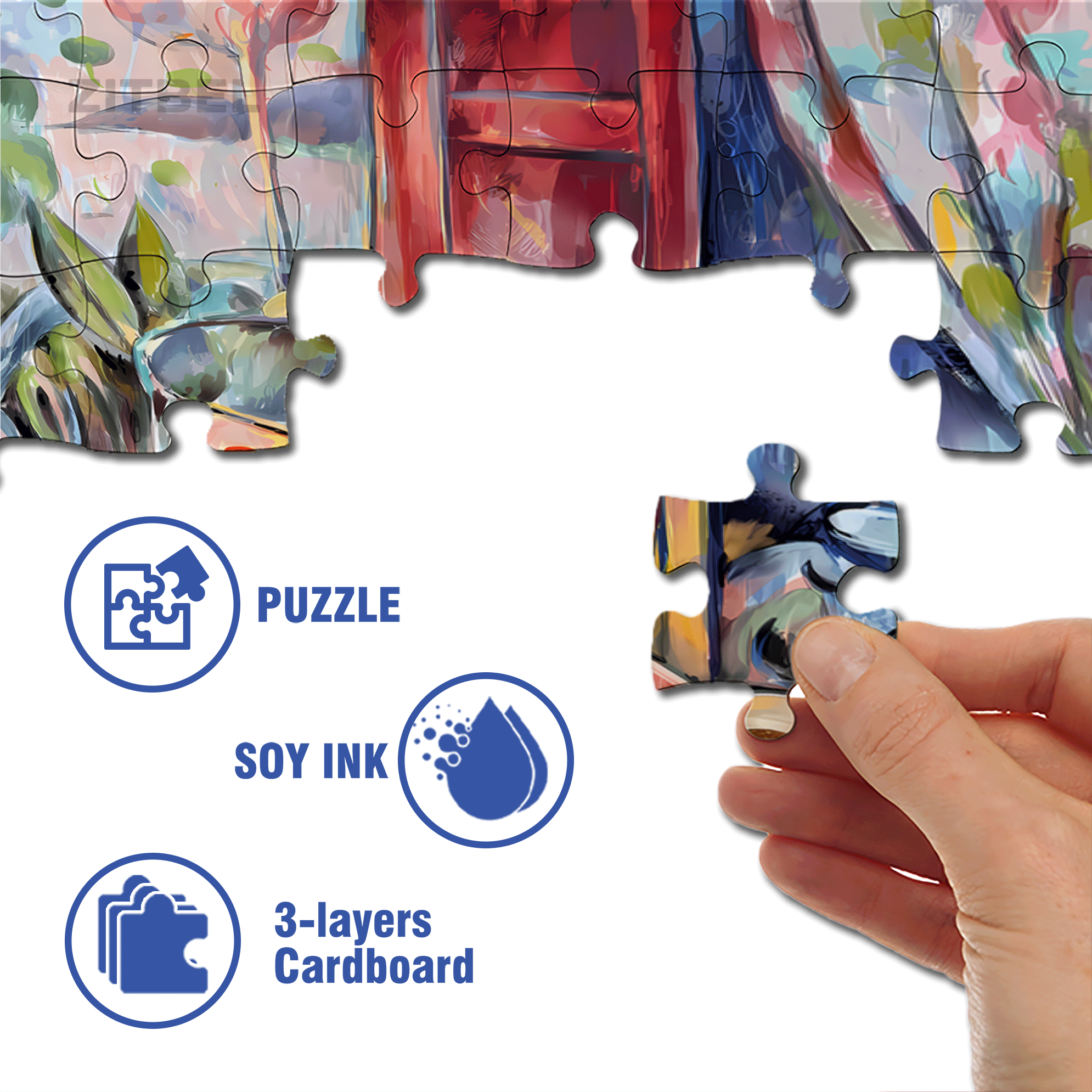 Tarts And Cakes 500pcs/1000pcs Jigsaw Puzzle, Scratch-Resistant, Interactive Family Game & Brain-Boosting DIY Decor, Perfect for Halloween, Christmas & New Year Gifts, Family Puzzle Game