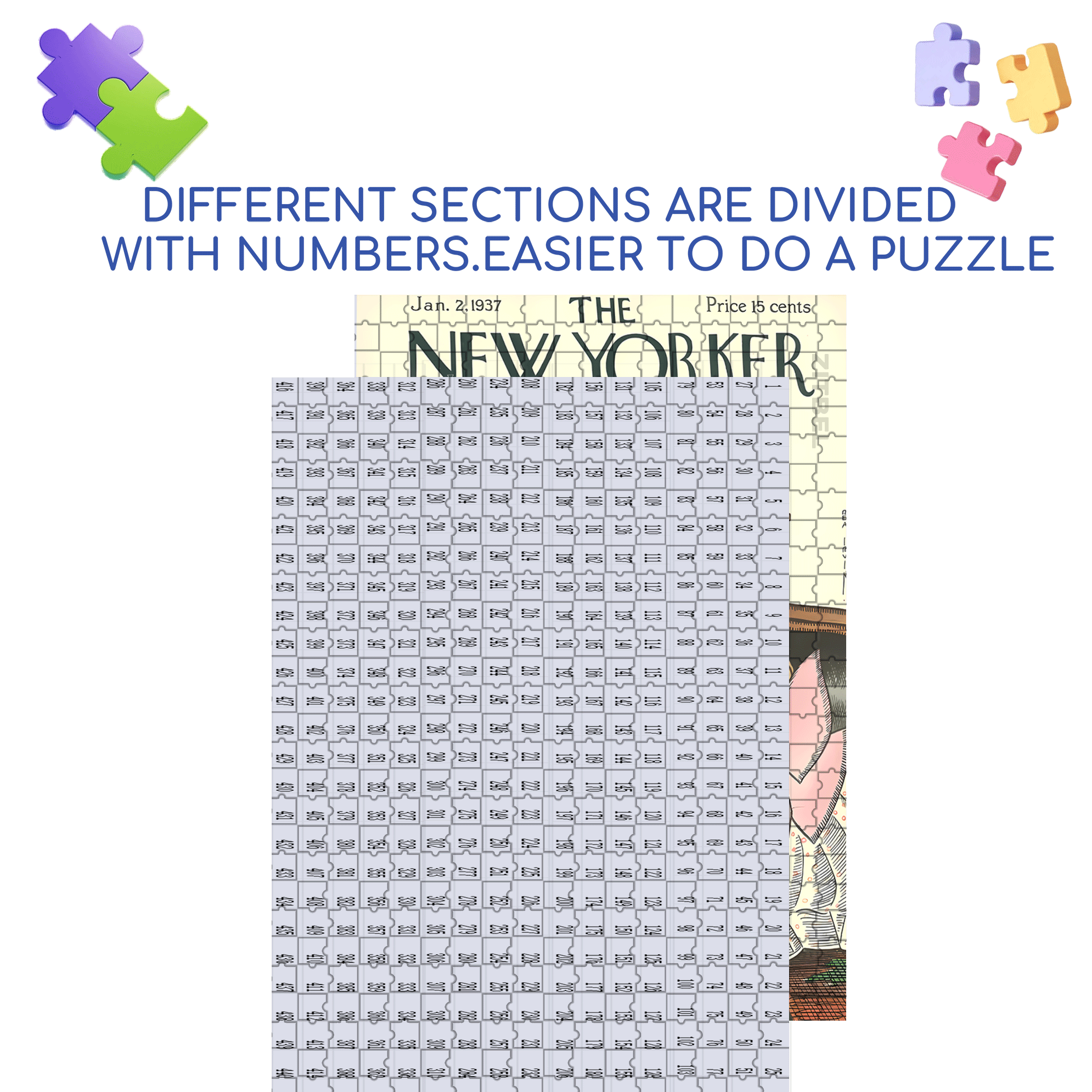 Uncle With A Big Beard 500pcs/1000pcs Jigsaw Puzzle, Scratch-Resistant, Interactive Family Game & Brain-Boosting DIY Decor, Perfect for Halloween, Christmas & New Year Gifts, Family Puzzle Game