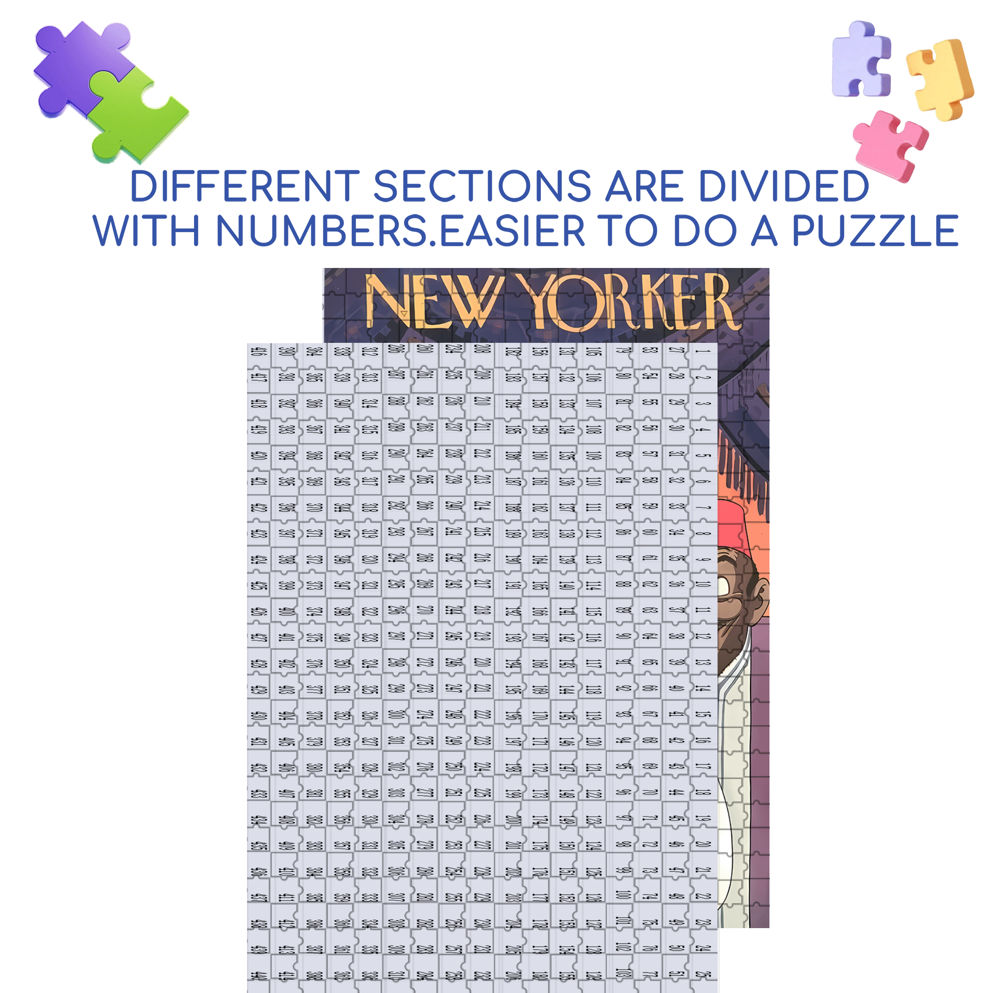 Wow 500pcs/1000pcs Jigsaw Puzzle, Scratch-Resistant, Interactive Family Game & Brain-Boosting DIY Decor, Perfect for Halloween, Christmas & New Year Gifts, Family Puzzle Game