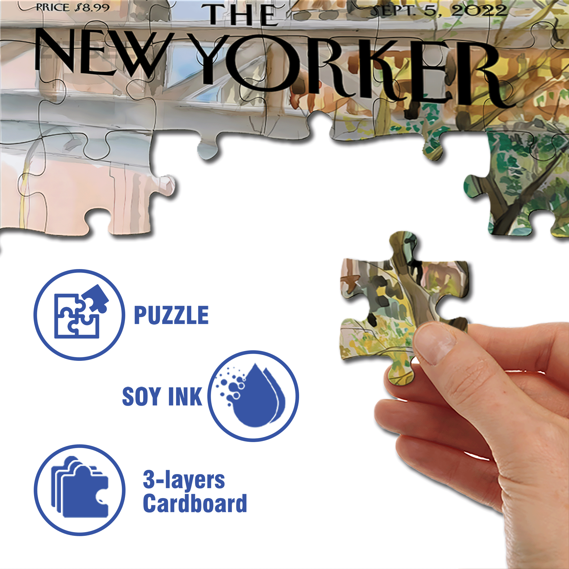 A Pleasant Mood 500pcs/1000pcs Jigsaw Puzzle, Scratch-Resistant, Interactive Family Game & Brain-Boosting DIY Decor, Perfect for Halloween, Christmas & New Year Gifts, Family Puzzle Game