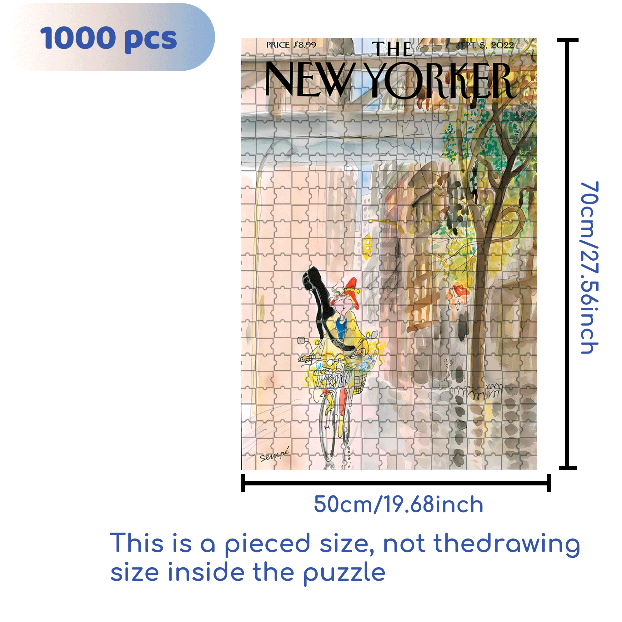 A Pleasant Mood 500pcs/1000pcs Jigsaw Puzzle, Scratch-Resistant, Interactive Family Game & Brain-Boosting DIY Decor, Perfect for Halloween, Christmas & New Year Gifts, Family Puzzle Game