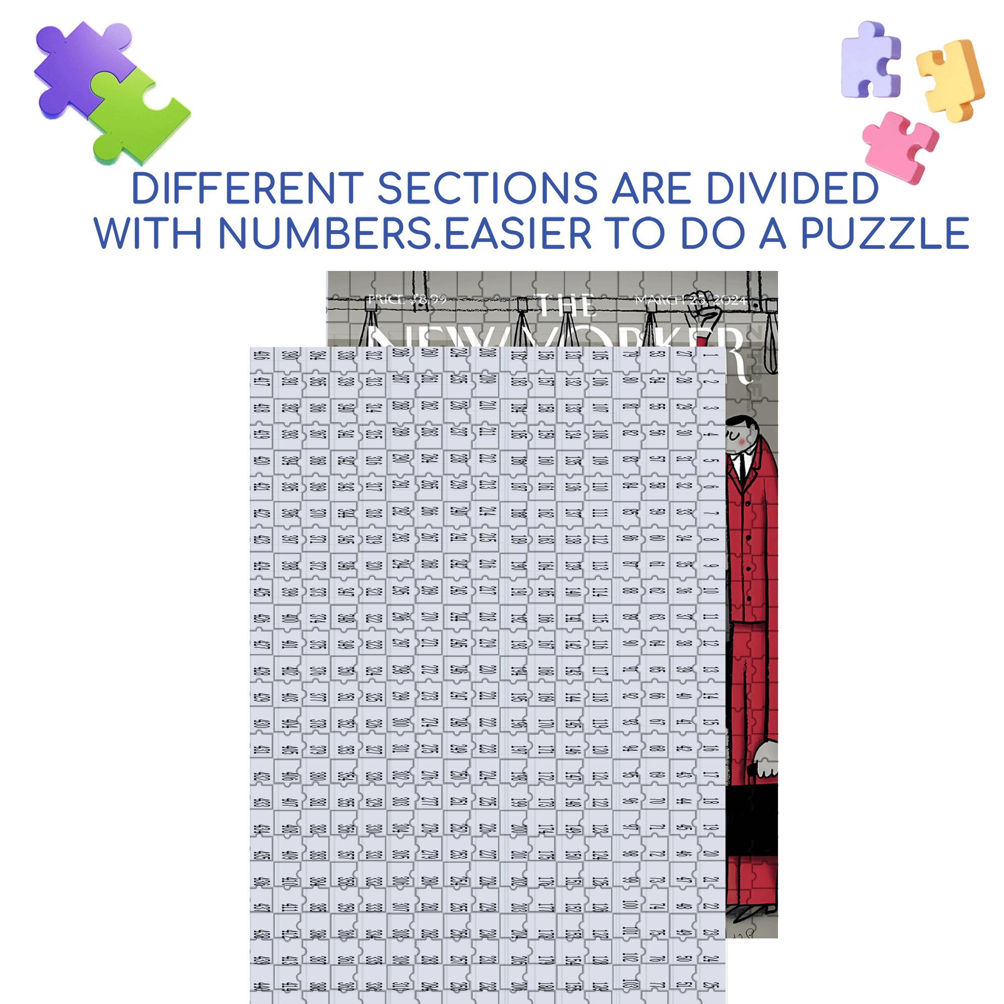 Black And White Checkered 500pcs/1000pcs Jigsaw Puzzle, Scratch-Resistant, Interactive Family Game & Brain-Boosting DIY Decor, Perfect for Halloween, Christmas & New Year Gifts, Family Puzzle Game