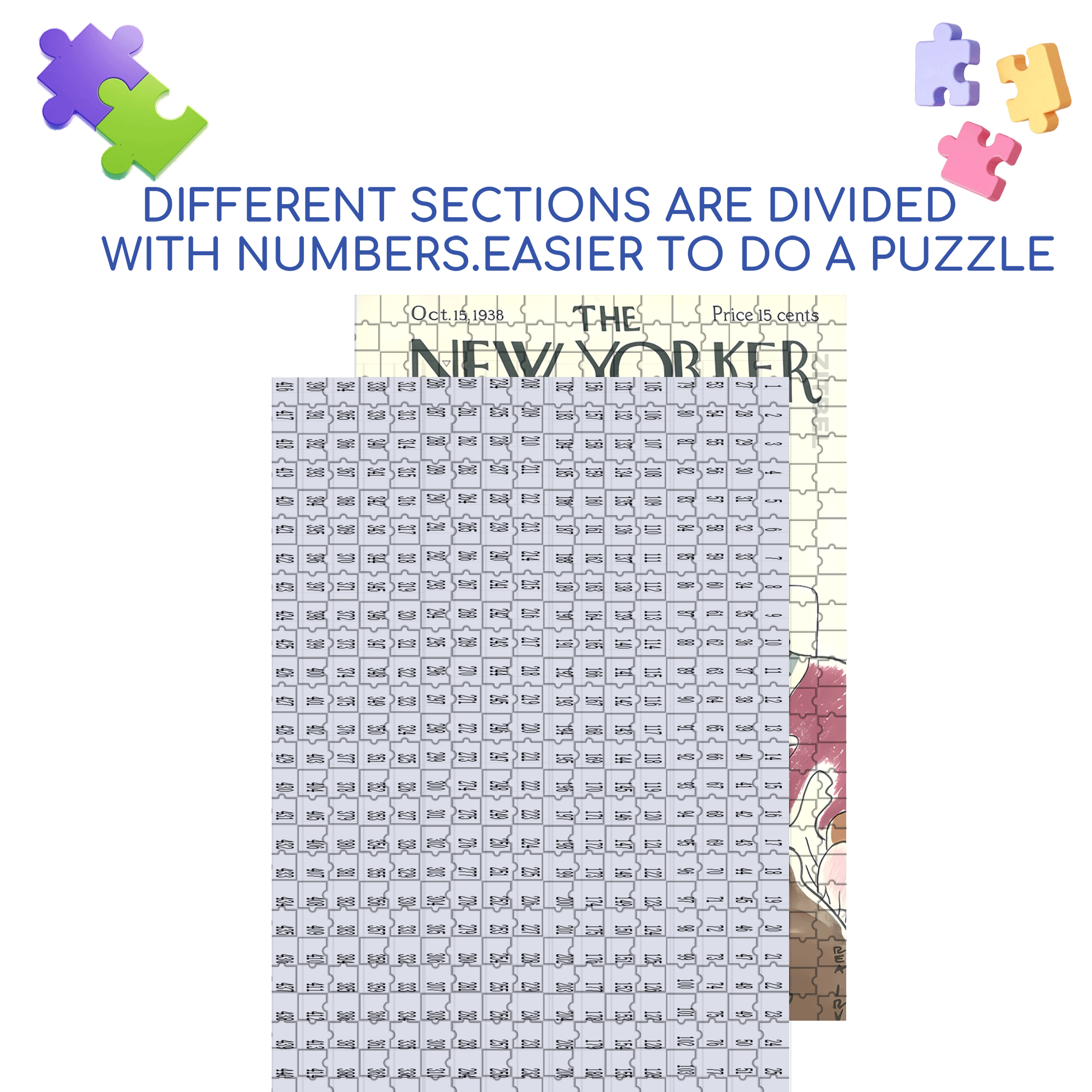 Bravo!!! 500pcs/1000pcs Jigsaw Puzzle, Scratch-Resistant, Interactive Family Game & Brain-Boosting DIY Decor, Perfect for Halloween, Christmas & New Year Gifts, Family Puzzle Game
