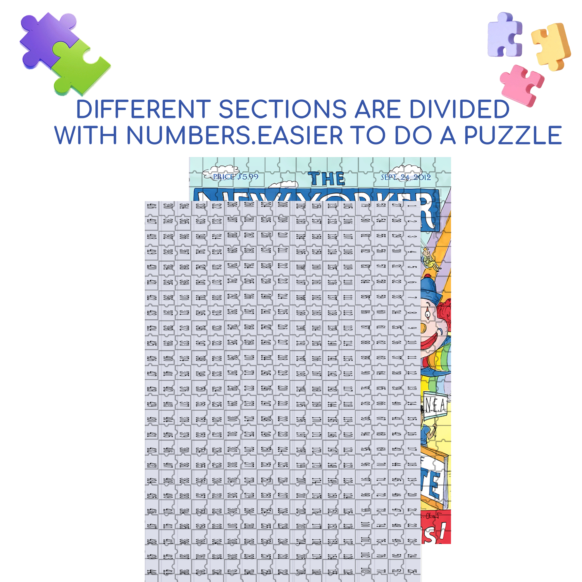Bring In The Clowns 500pcs/1000pcs Jigsaw Puzzle, Scratch-Resistant, Interactive Family Game & Brain-Boosting DIY Decor, Perfect for Halloween, Christmas & New Year Gifts, Family Puzzle Game