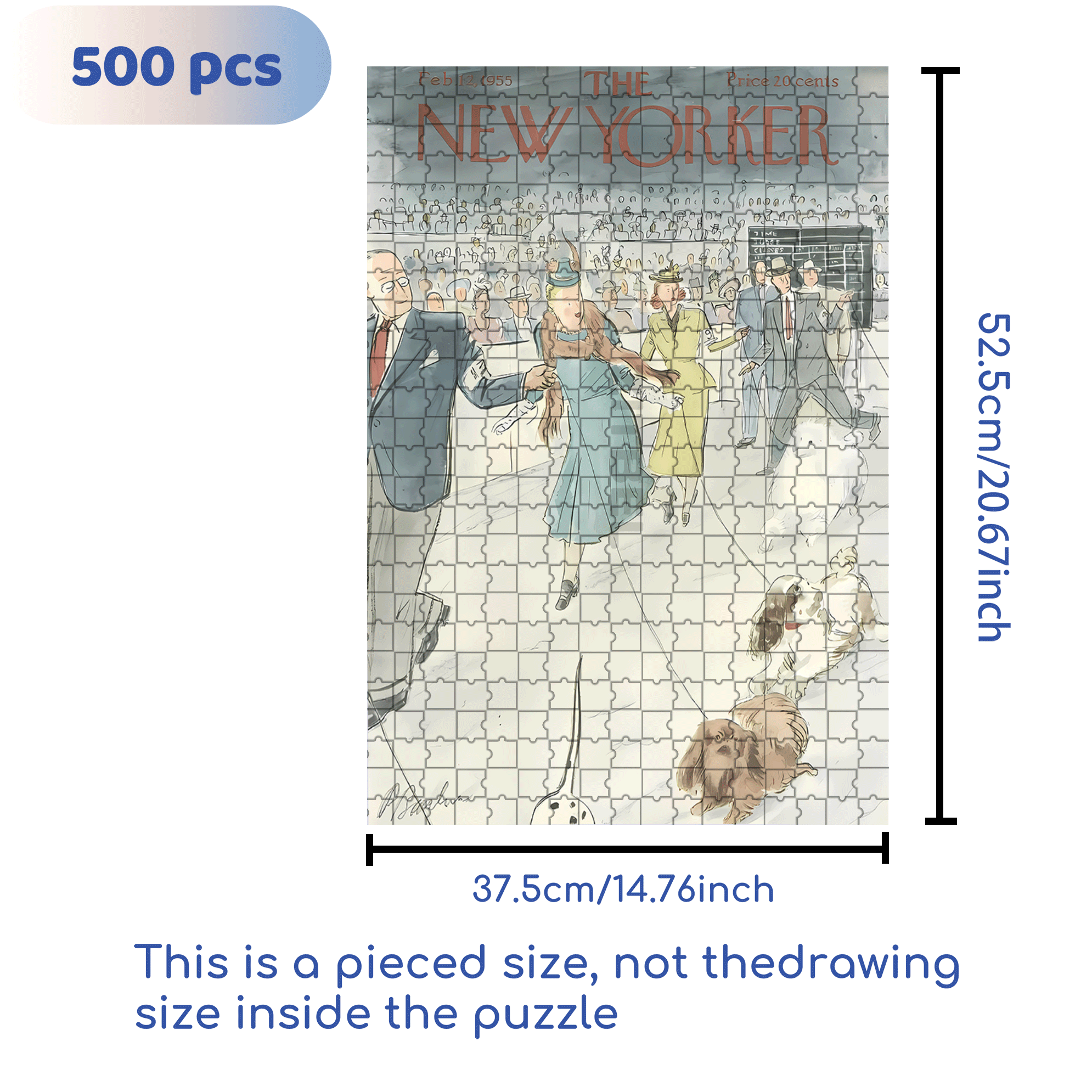 Dog Show 500pcs/1000pcs Jigsaw Puzzle, Scratch-Resistant, Interactive Family Game & Brain-Boosting DIY Decor, Perfect for Halloween, Christmas & New Year Gifts, Family Puzzle Game
