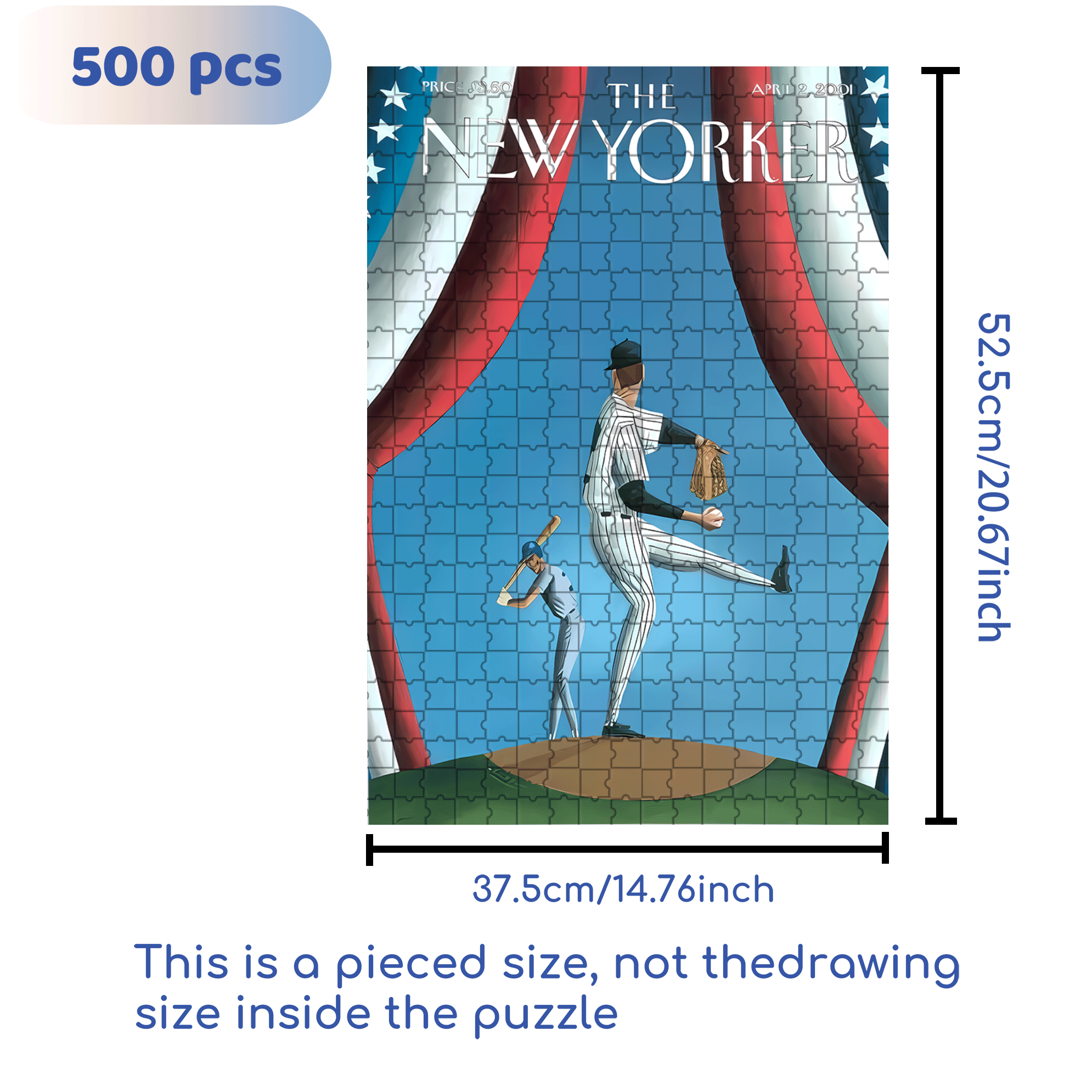 First Pitch 500pcs/1000pcs Jigsaw Puzzle, Scratch-Resistant, Interactive Family Game & Brain-Boosting DIY Decor, Perfect for Halloween, Christmas & New Year Gifts, Family Puzzle Game