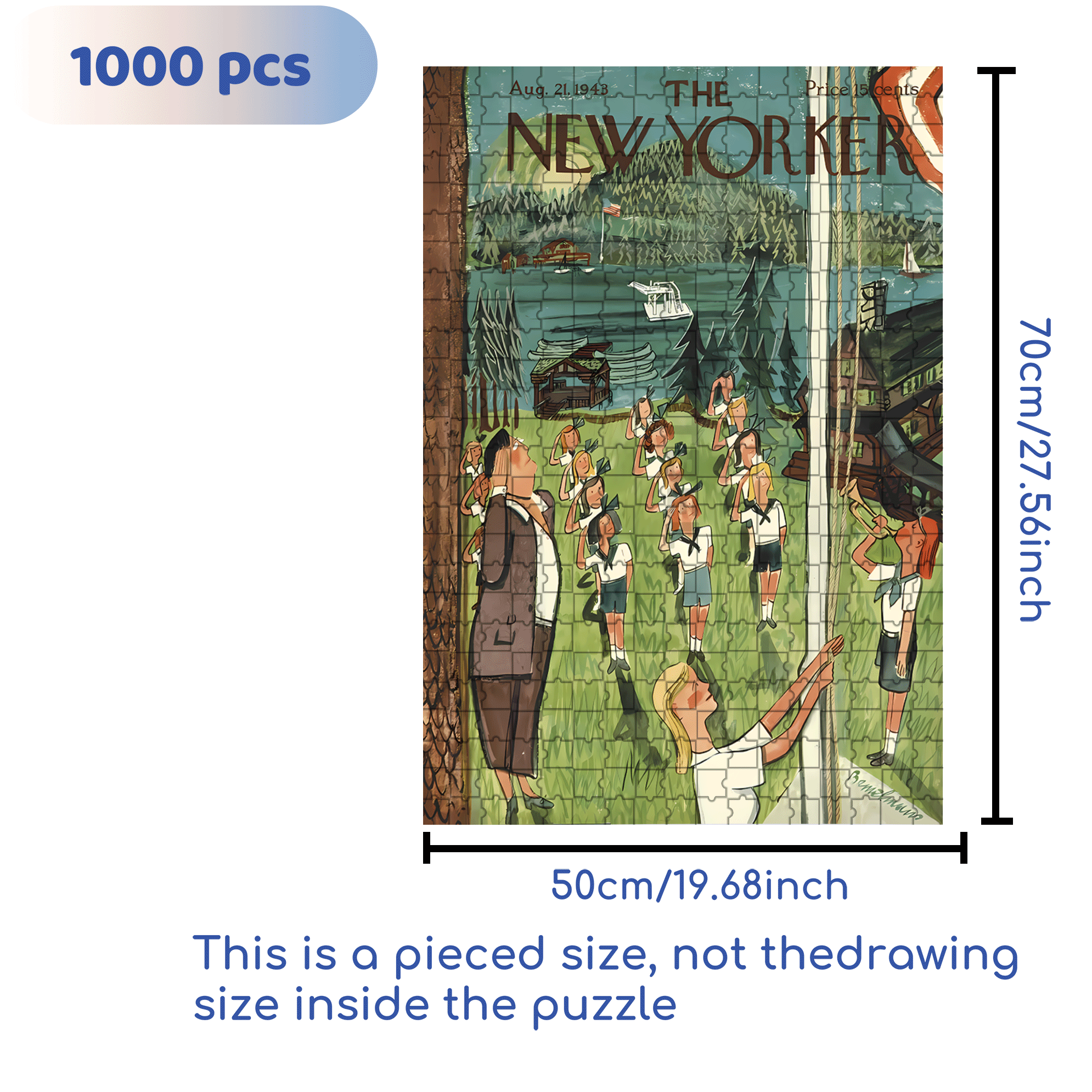 Flag Raising Ceremony 500pcs/1000pcs Jigsaw Puzzle, Scratch-Resistant, Interactive Family Game & Brain-Boosting DIY Decor, Perfect for Halloween, Christmas & New Year Gifts, Family Puzzle Game