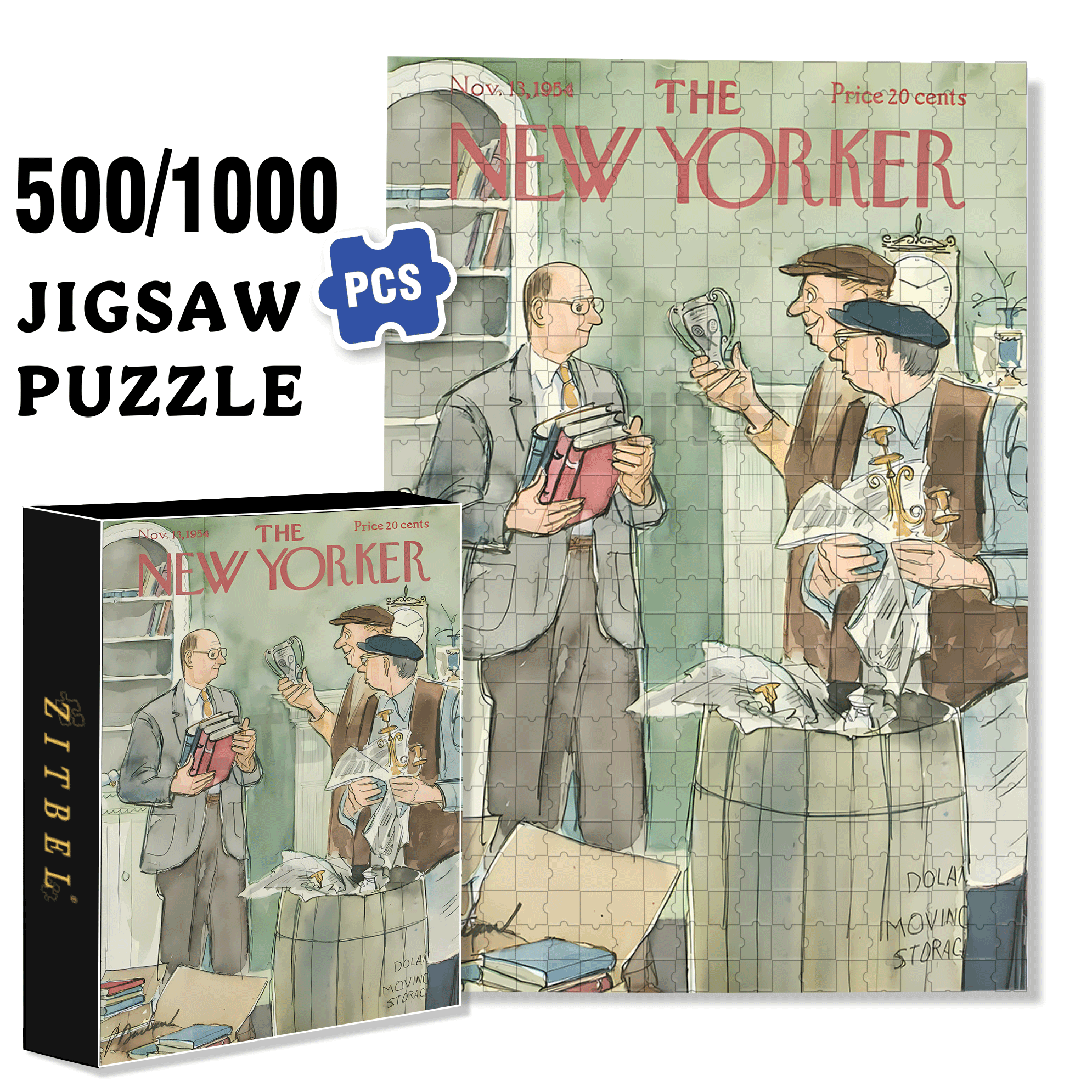 Former Champion 500pcs/1000pcs Jigsaw Puzzle, Scratch-Resistant, Interactive Family Game & Brain-Boosting DIY Decor, Perfect for Halloween, Christmas & New Year Gifts, Family Puzzle Game
