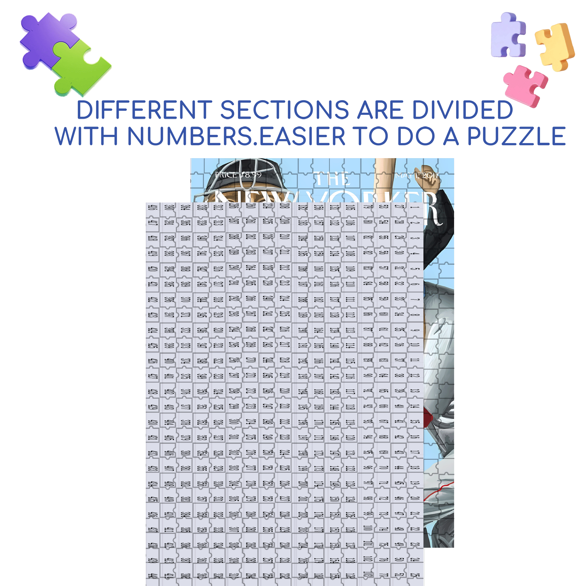 Home  Run 500pcs/1000pcs Jigsaw Puzzle, Scratch-Resistant, Interactive Family Game & Brain-Boosting DIY Decor, Perfect for Halloween, Christmas & New Year Gifts, Family Puzzle Game