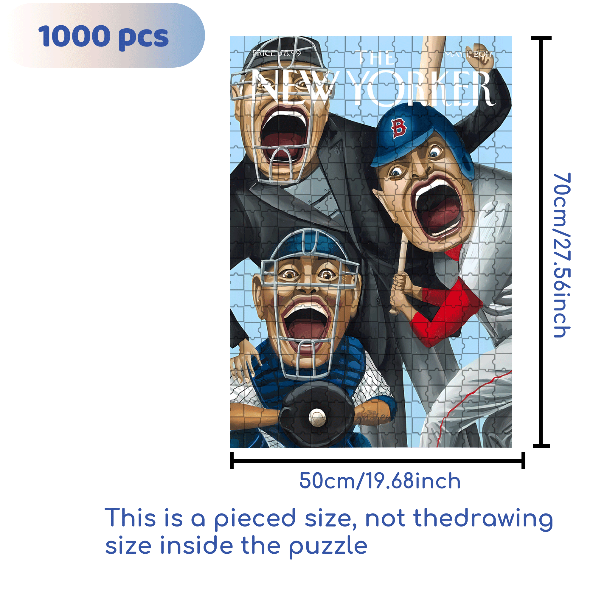 Home  Run 500pcs/1000pcs Jigsaw Puzzle, Scratch-Resistant, Interactive Family Game & Brain-Boosting DIY Decor, Perfect for Halloween, Christmas & New Year Gifts, Family Puzzle Game