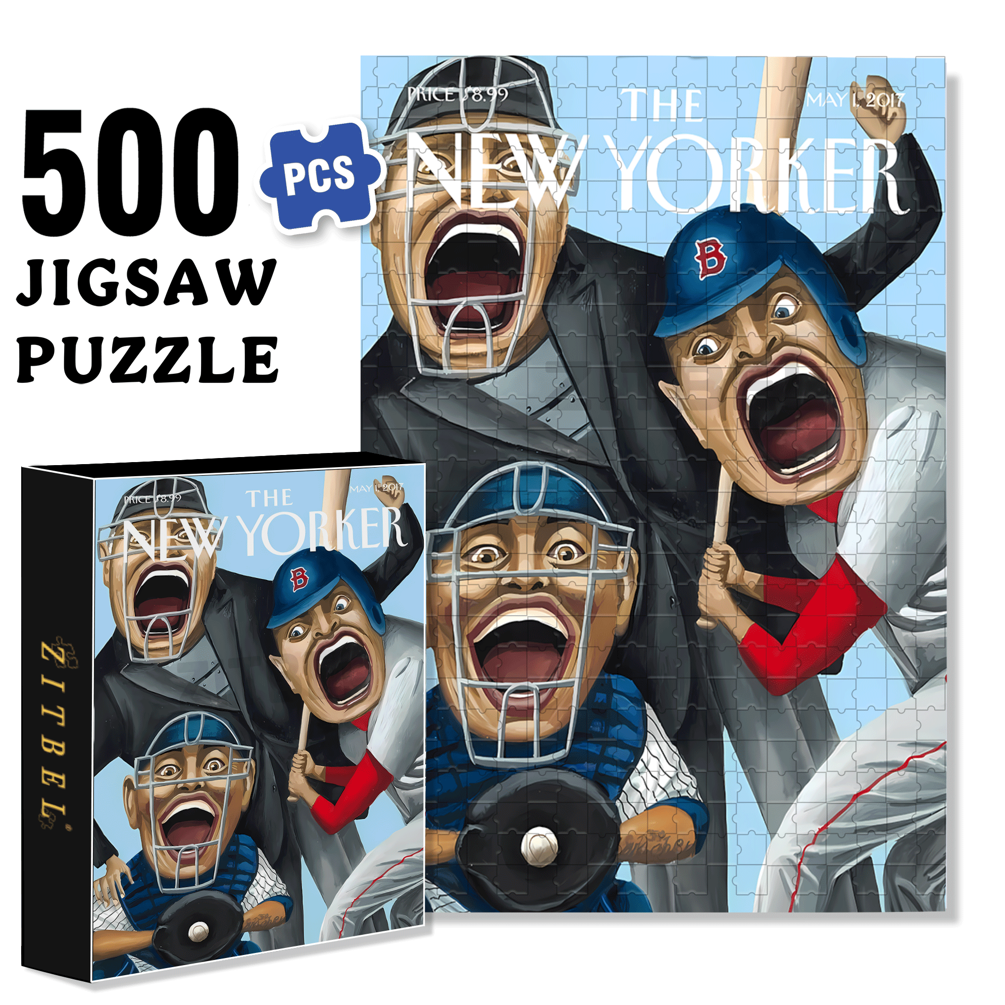 Home  Run 500pcs/1000pcs Jigsaw Puzzle, Scratch-Resistant, Interactive Family Game & Brain-Boosting DIY Decor, Perfect for Halloween, Christmas & New Year Gifts, Family Puzzle Game