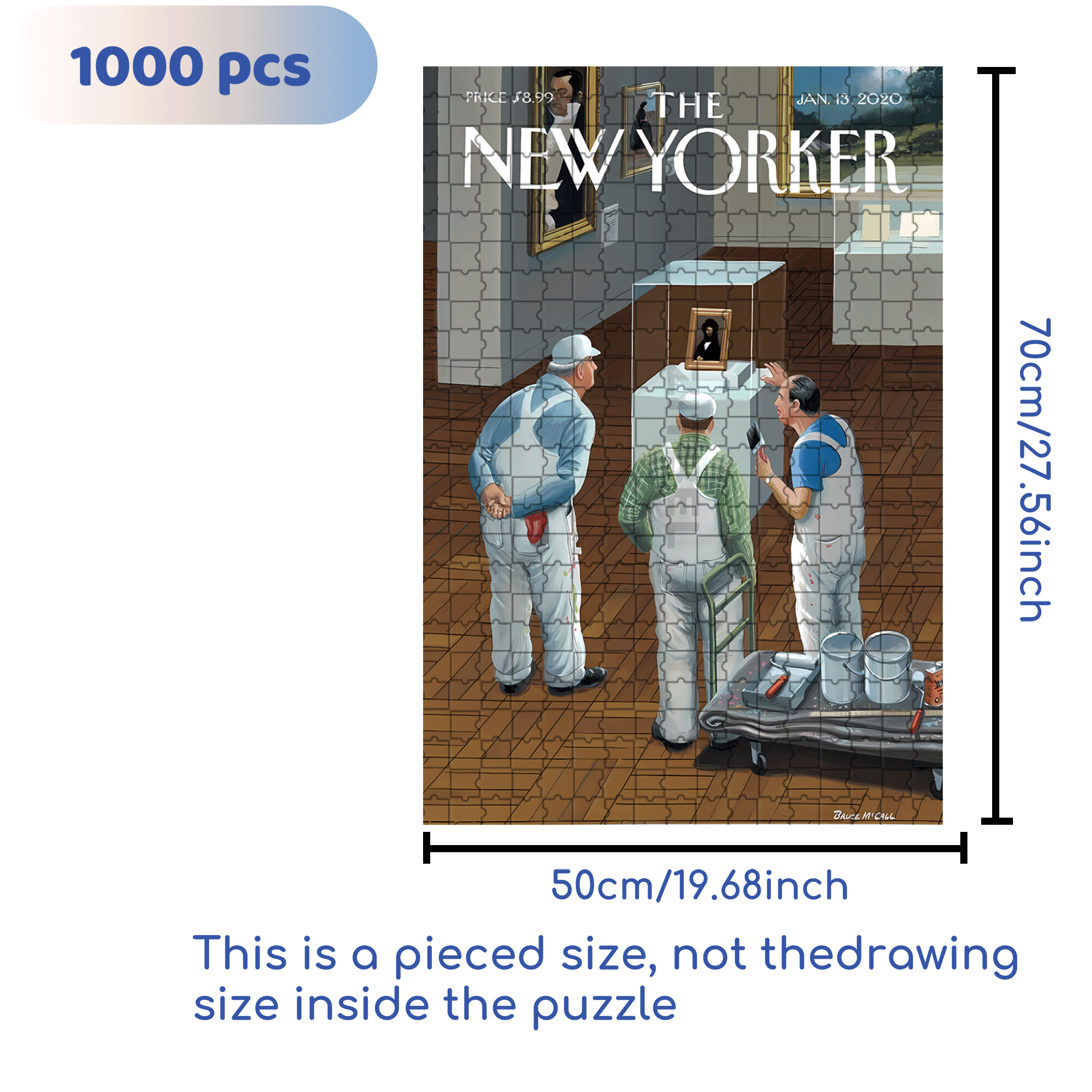 Interested 2 500pcs/1000pcs Jigsaw Puzzle, Scratch-Resistant, Interactive Family Game & Brain-Boosting DIY Decor, Perfect for Halloween, Christmas & New Year Gifts, Family Puzzle Game