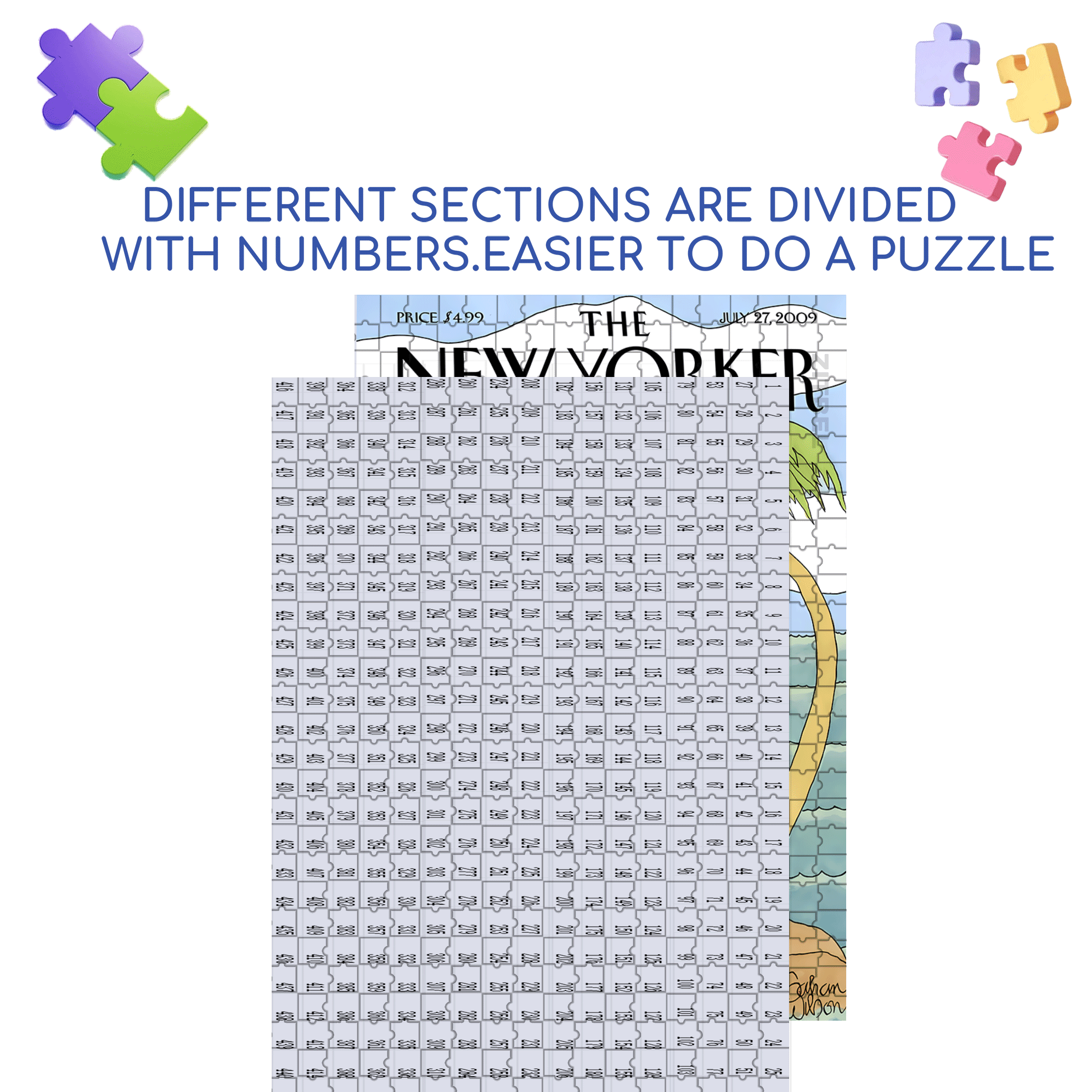 Isolated Island 500pcs/1000pcs Jigsaw Puzzle, Scratch-Resistant, Interactive Family Game & Brain-Boosting DIY Decor, Perfect for Halloween, Christmas & New Year Gifts, Family Puzzle Game