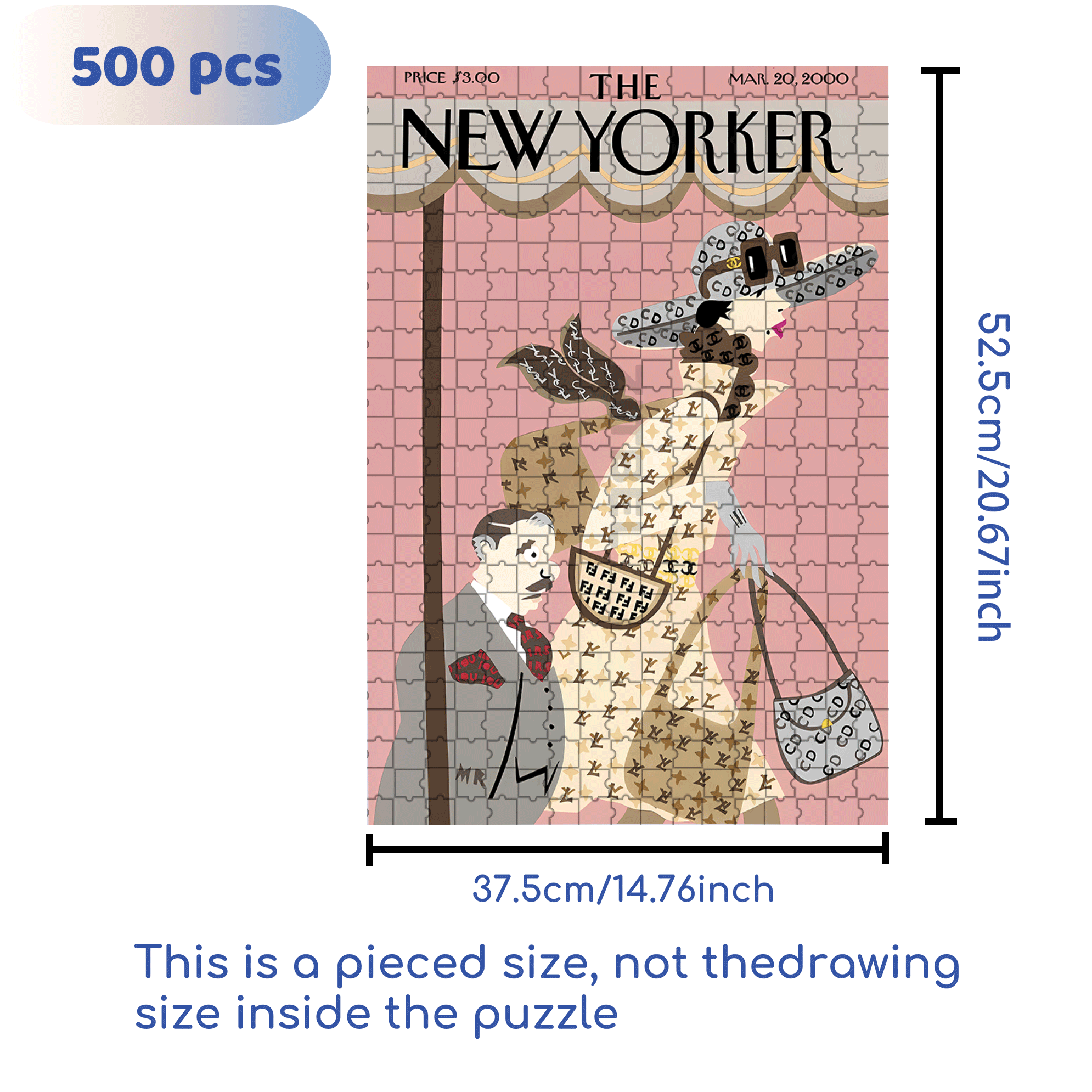 Luxury Goods 500pcs/1000pcs Jigsaw Puzzle, Scratch-Resistant, Interactive Family Game & Brain-Boosting DIY Decor, Perfect for Halloween, Christmas & New Year Gifts, Family Puzzle Game