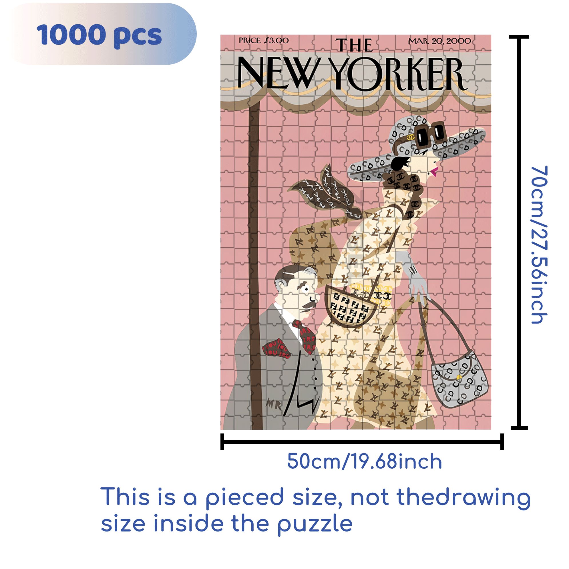 Luxury Goods 500pcs/1000pcs Jigsaw Puzzle, Scratch-Resistant, Interactive Family Game & Brain-Boosting DIY Decor, Perfect for Halloween, Christmas & New Year Gifts, Family Puzzle Game