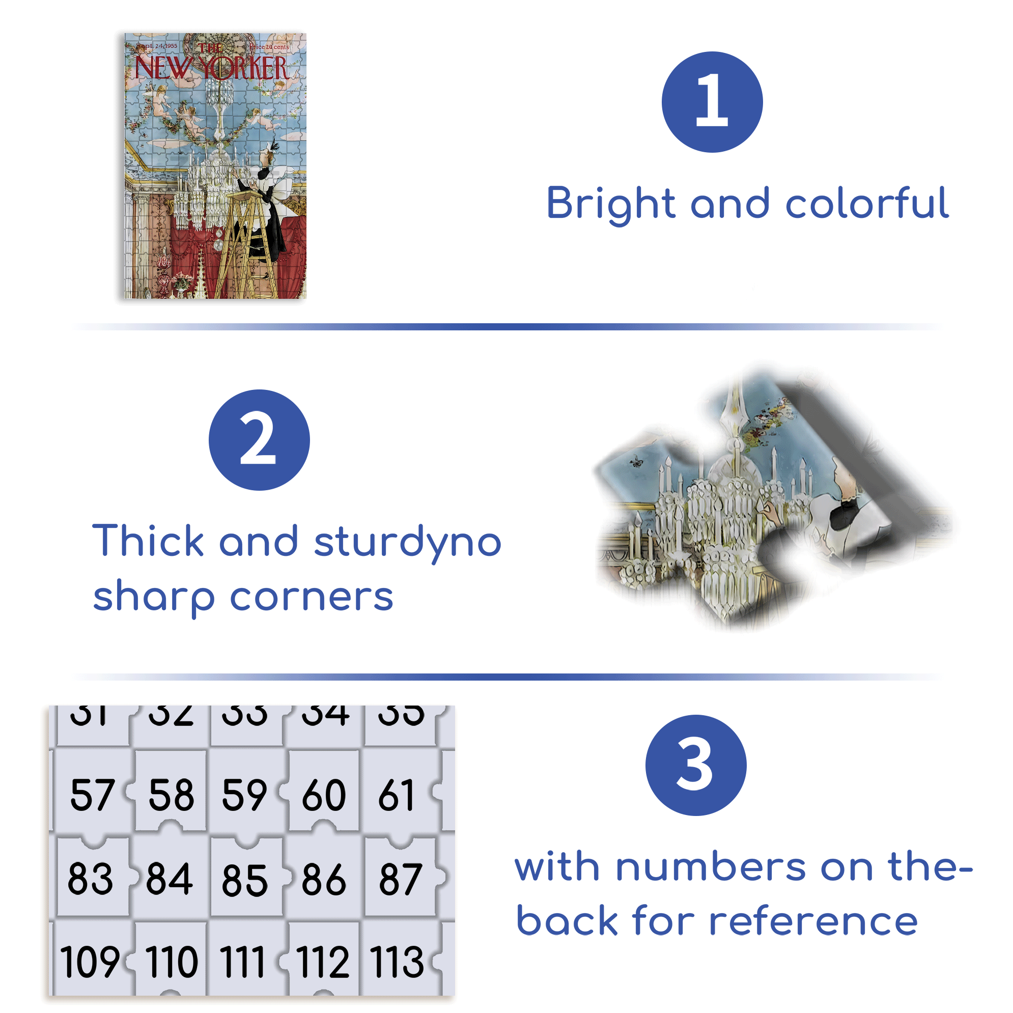 Mary Petty 2 500pcs/1000pcs Jigsaw Puzzle, Scratch-Resistant, Interactive Family Game & Brain-Boosting DIY Decor, Perfect for Halloween, Christmas & New Year Gifts, Family Puzzle Game