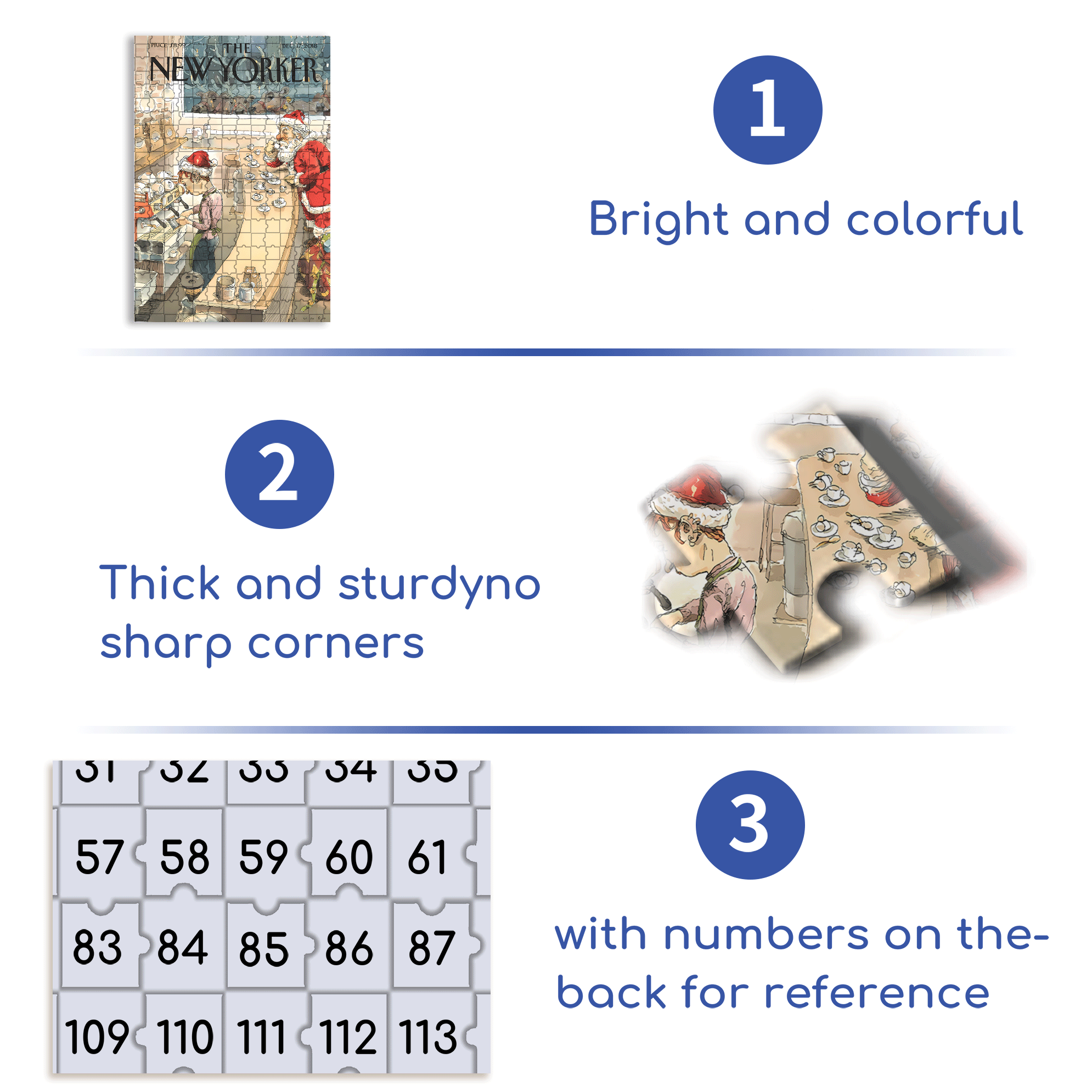 Santa's Little Helpers 500pcs/1000pcs Jigsaw Puzzle, Scratch-Resistant, Interactive Family Game & Brain-Boosting DIY Decor, Perfect for Halloween, Christmas & New Year Gifts, Family Puzzle Game