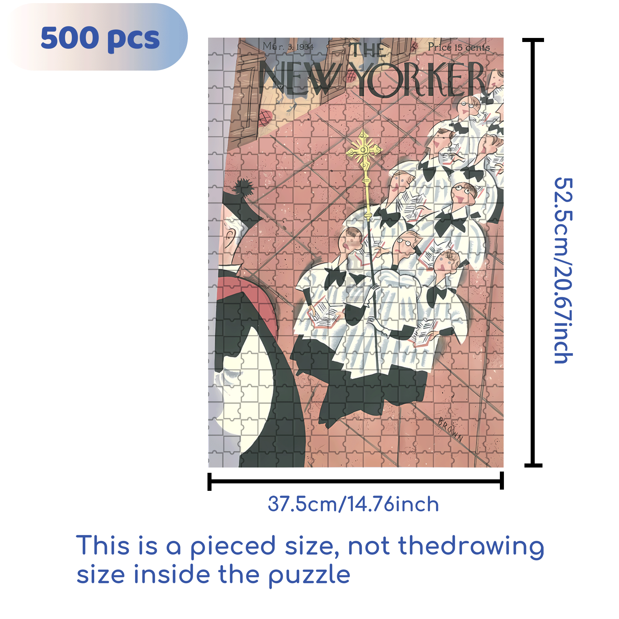 Scepter 500pcs/1000pcs Jigsaw Puzzle, Scratch-Resistant, Interactive Family Game & Brain-Boosting DIY Decor, Perfect for Halloween, Christmas & New Year Gifts, Family Puzzle Game