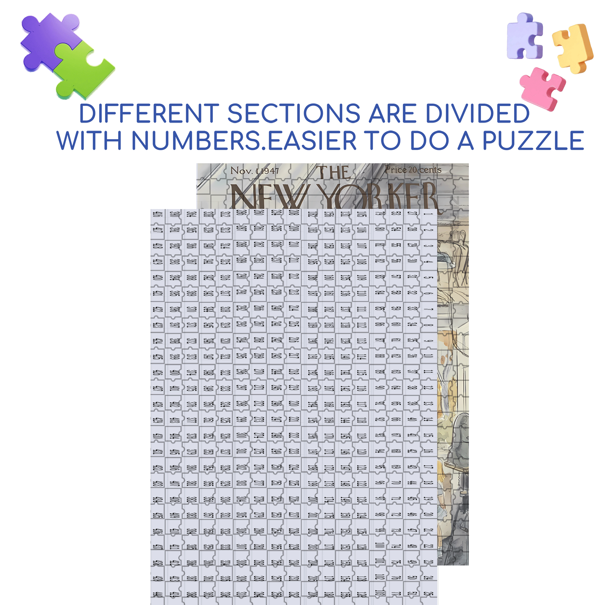 Sculpture Art 500pcs/1000pcs Jigsaw Puzzle, Scratch-Resistant, Interactive Family Game & Brain-Boosting DIY Decor, Perfect for Halloween, Christmas & New Year Gifts, Family Puzzle Game