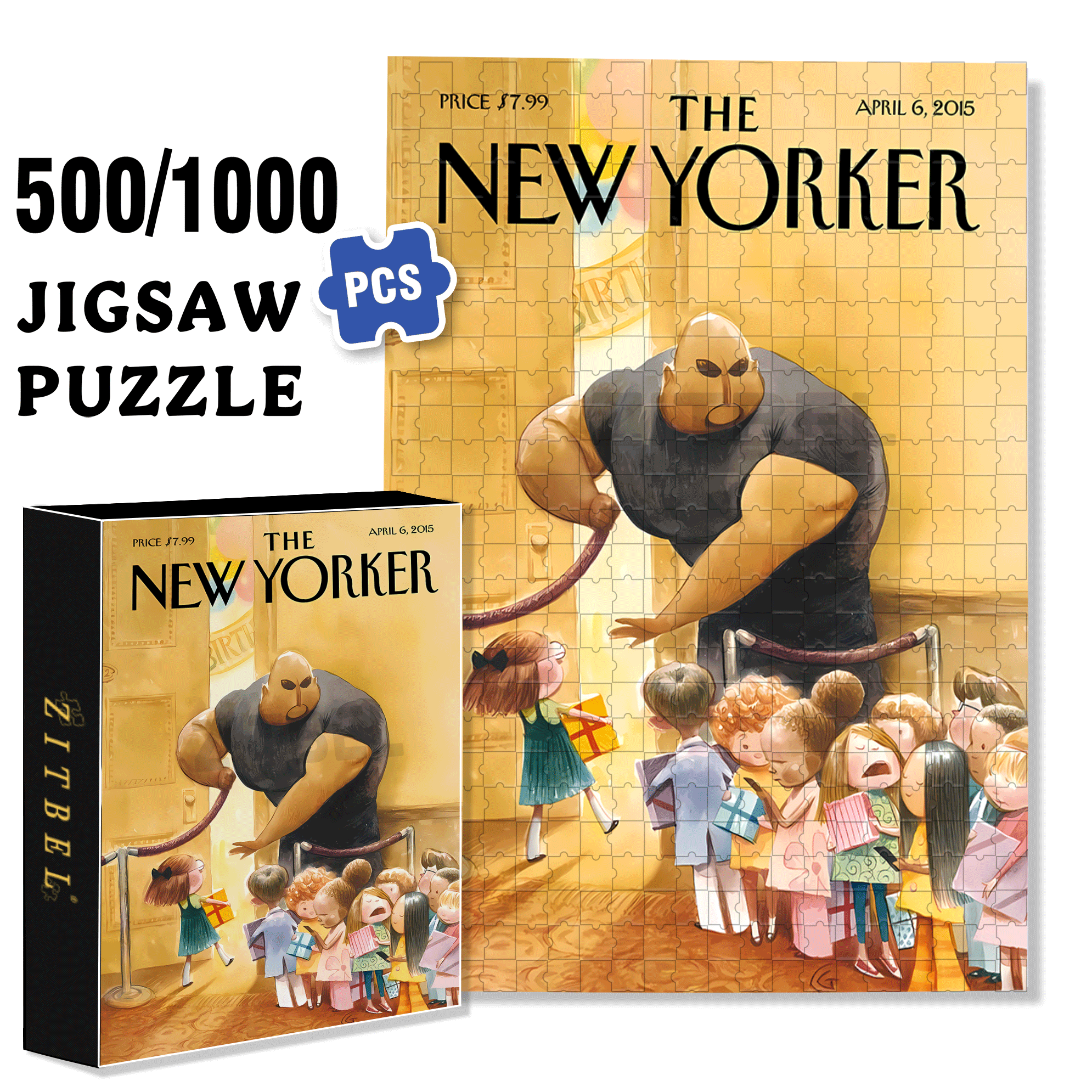 Security Personnel 500pcs/1000pcs Jigsaw Puzzle, Scratch-Resistant, Interactive Family Game & Brain-Boosting DIY Decor, Perfect for Halloween, Christmas & New Year Gifts, Family Puzzle Game