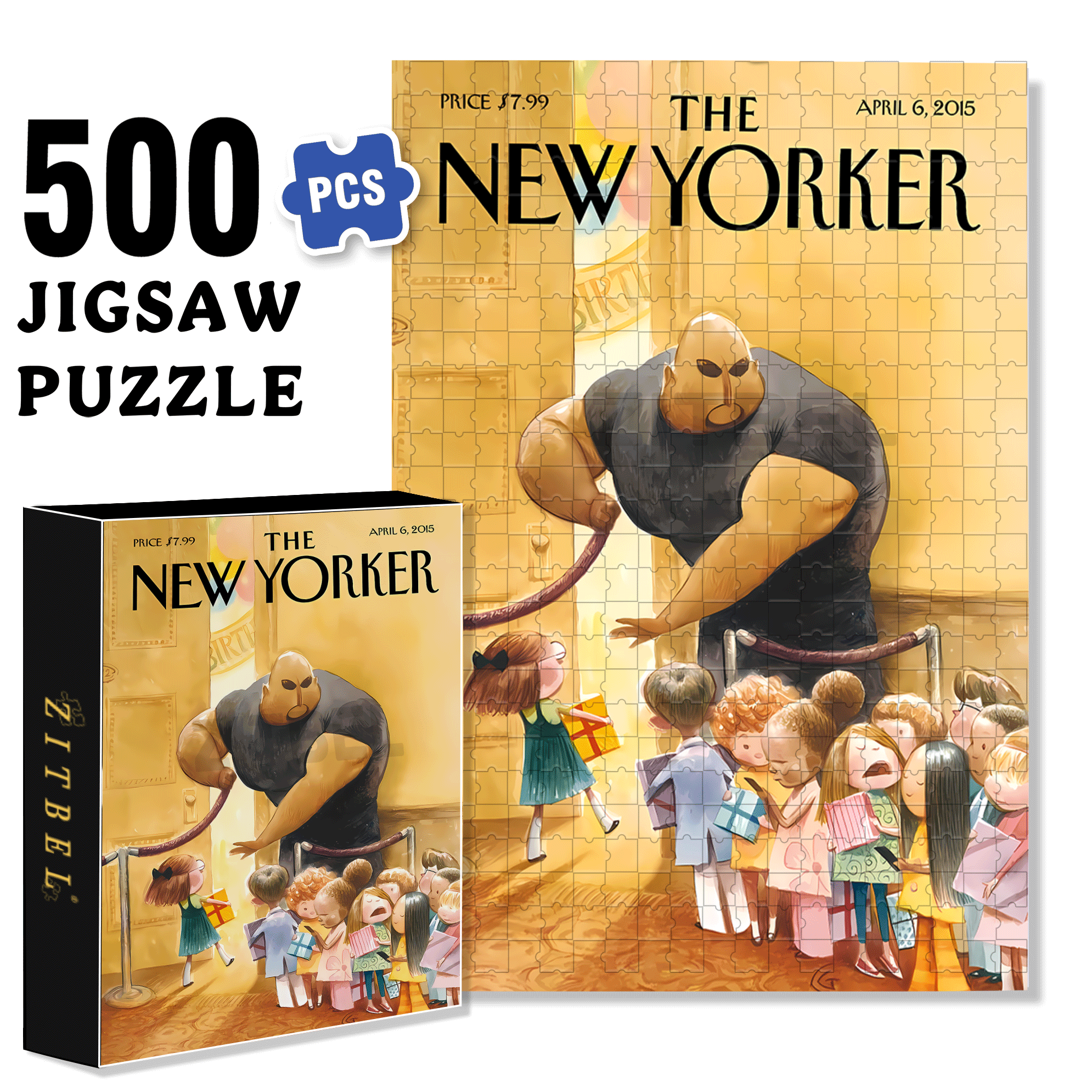 Security Personnel 500pcs/1000pcs Jigsaw Puzzle, Scratch-Resistant, Interactive Family Game & Brain-Boosting DIY Decor, Perfect for Halloween, Christmas & New Year Gifts, Family Puzzle Game