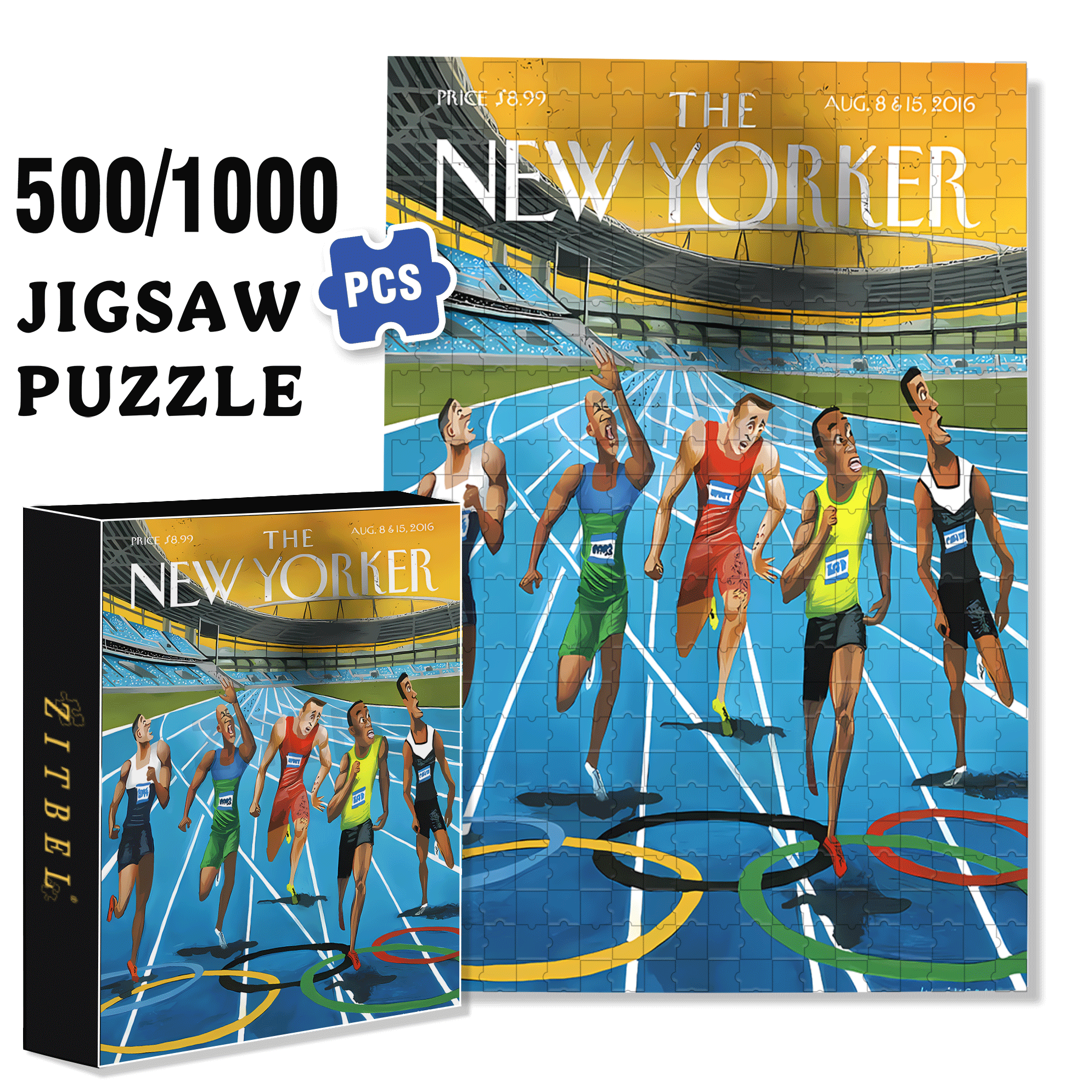 Something In The Air 500pcs/1000pcs Jigsaw Puzzle, Scratch-Resistant, Interactive Family Game & Brain-Boosting DIY Decor, Perfect for Halloween, Christmas & New Year Gifts, Family Puzzle Game