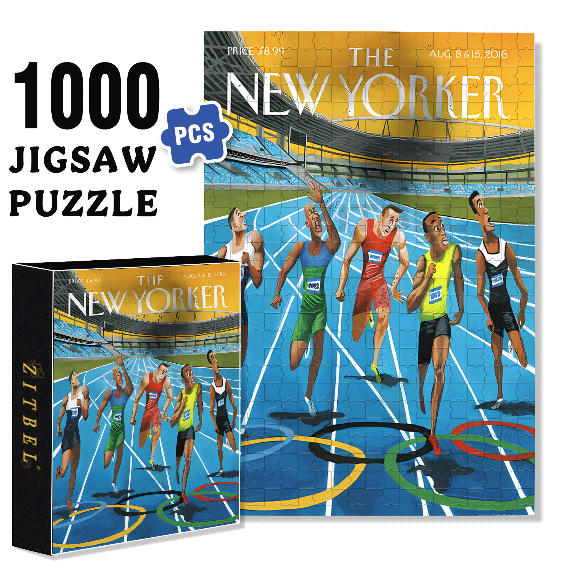Something In The Air 500pcs/1000pcs Jigsaw Puzzle, Scratch-Resistant, Interactive Family Game & Brain-Boosting DIY Decor, Perfect for Halloween, Christmas & New Year Gifts, Family Puzzle Game