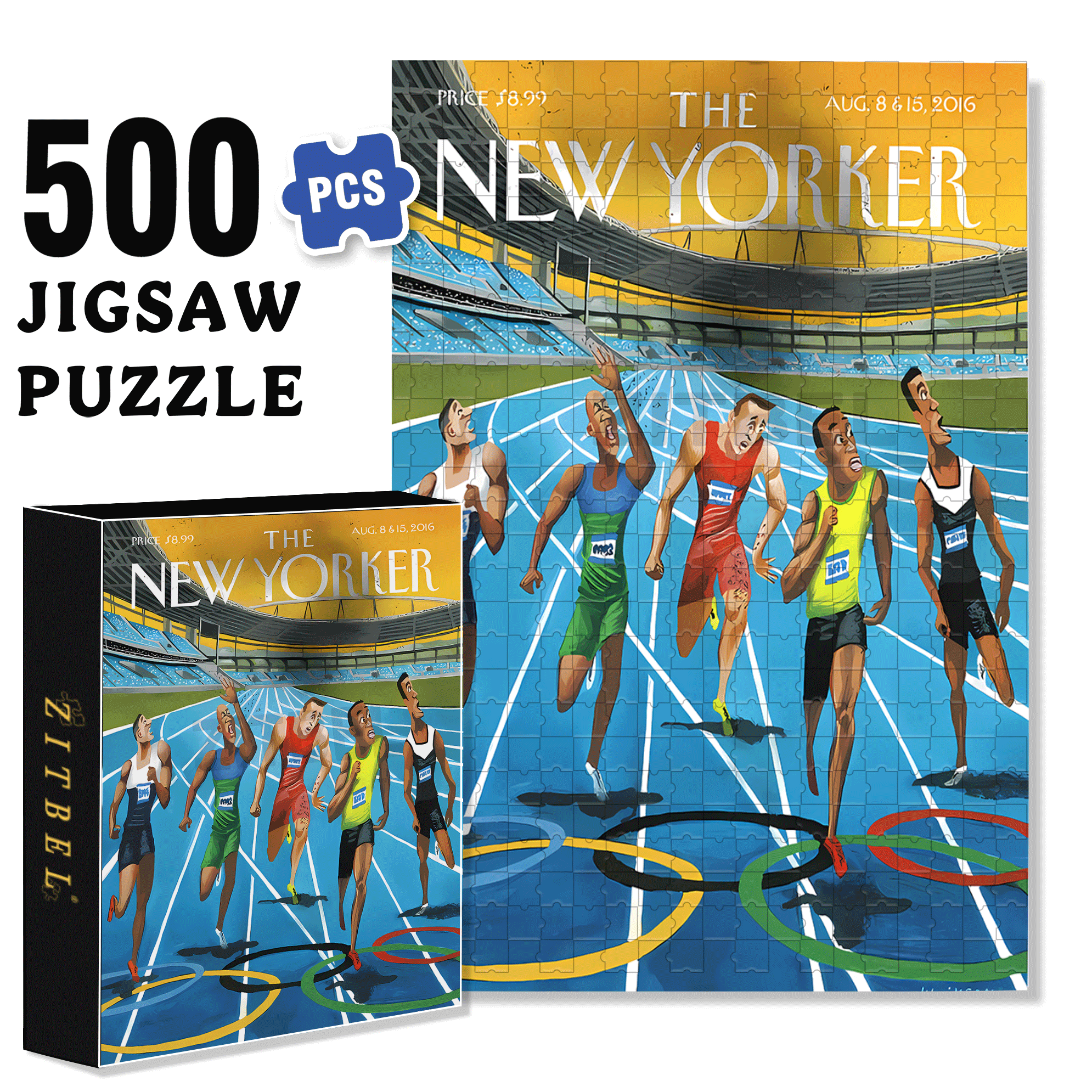 Something In The Air 500pcs/1000pcs Jigsaw Puzzle, Scratch-Resistant, Interactive Family Game & Brain-Boosting DIY Decor, Perfect for Halloween, Christmas & New Year Gifts, Family Puzzle Game
