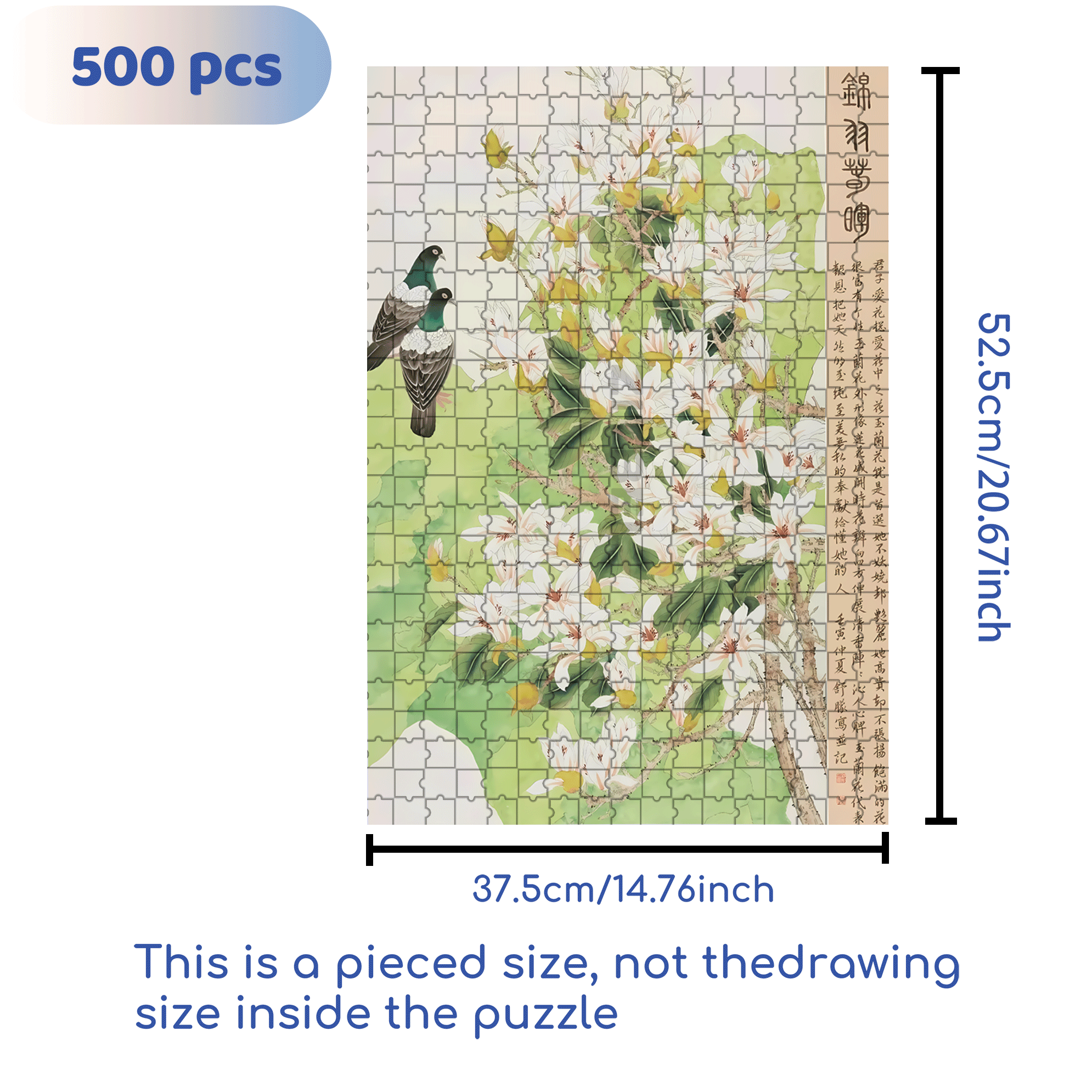 Spring Sunshine 500pcs/1000pcs Jigsaw Puzzle, Scratch-Resistant, Interactive Family Game & Brain-Boosting DIY Decor, Perfect for Halloween, Christmas & New Year Gifts, Family Puzzle Game