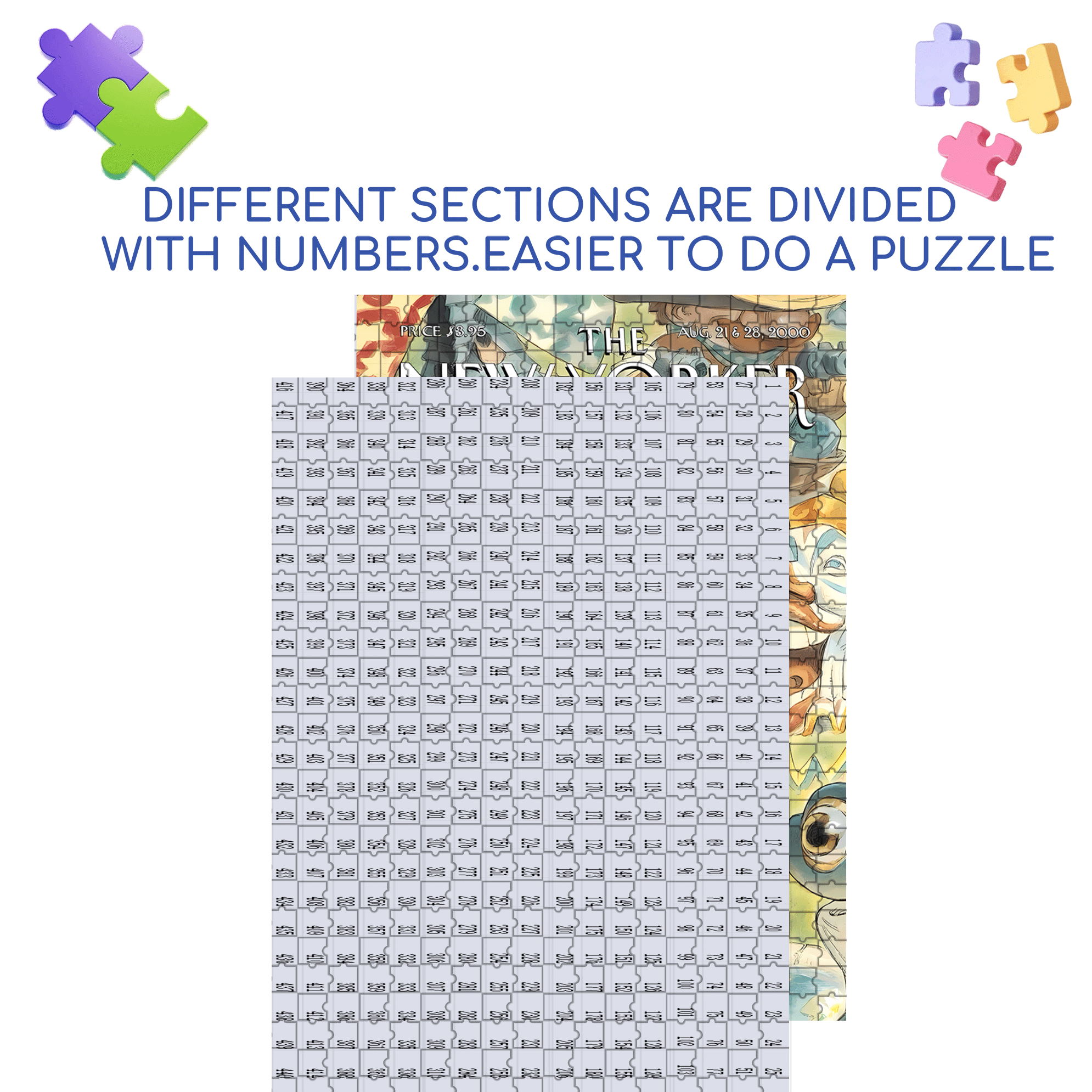 The Big Shot 500pcs/1000pcs Jigsaw Puzzle, Scratch-Resistant, Interactive Family Game & Brain-Boosting DIY Decor, Perfect for Halloween, Christmas & New Year Gifts, Family Puzzle Game