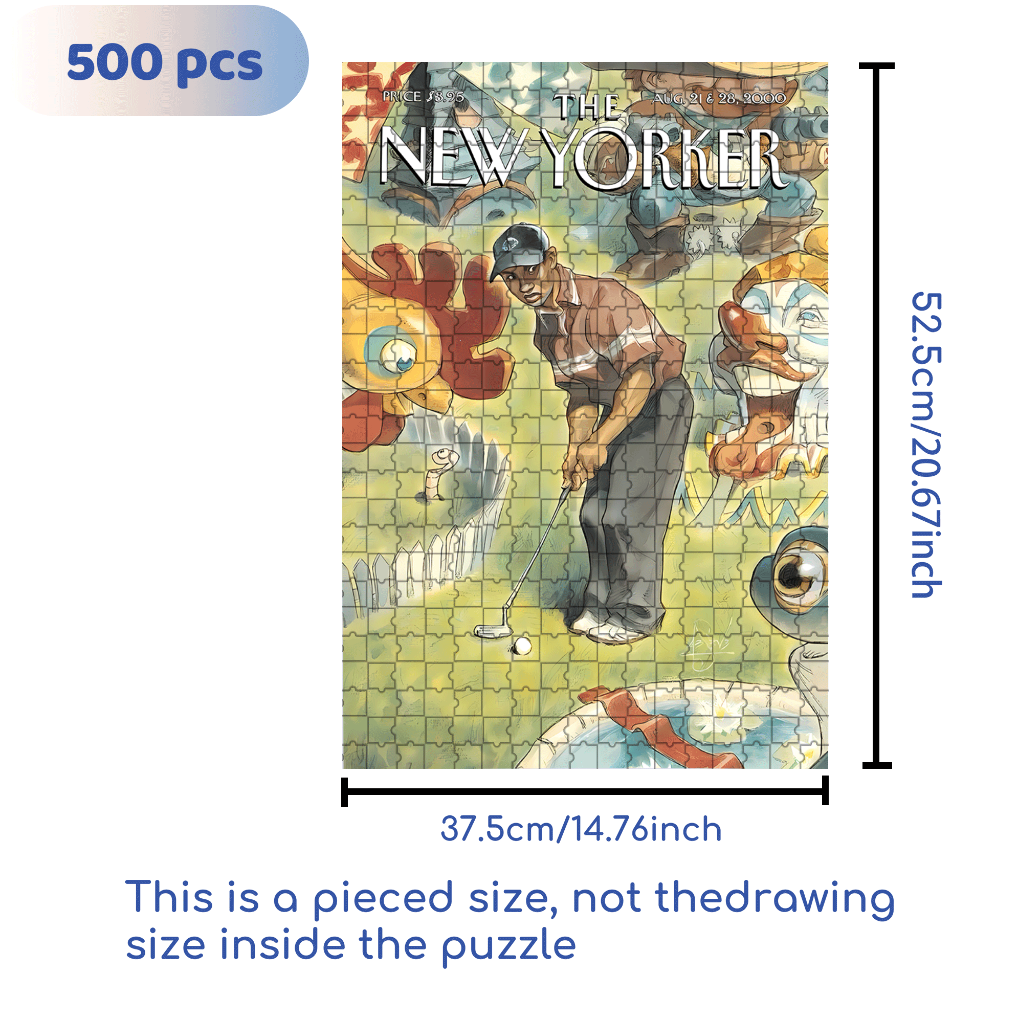 The Big Shot 500pcs/1000pcs Jigsaw Puzzle, Scratch-Resistant, Interactive Family Game & Brain-Boosting DIY Decor, Perfect for Halloween, Christmas & New Year Gifts, Family Puzzle Game