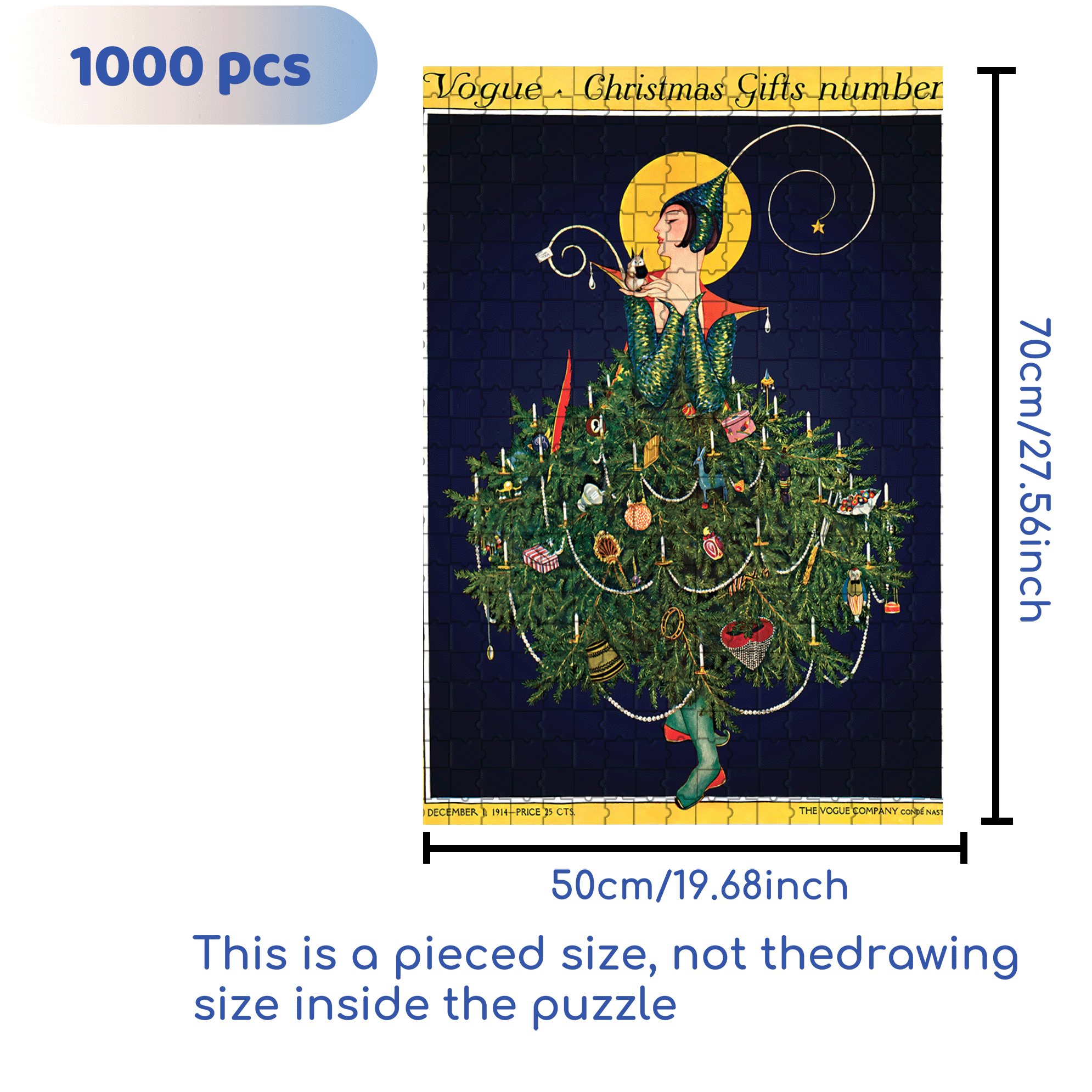 The Bird of Decoration 500pcs/1000pcs Jigsaw Puzzle, Scratch-Resistant, Interactive Family Game & Brain-Boosting DIY Decor, Perfect for Halloween, Christmas & New Year Gifts, Family Puzzle Game