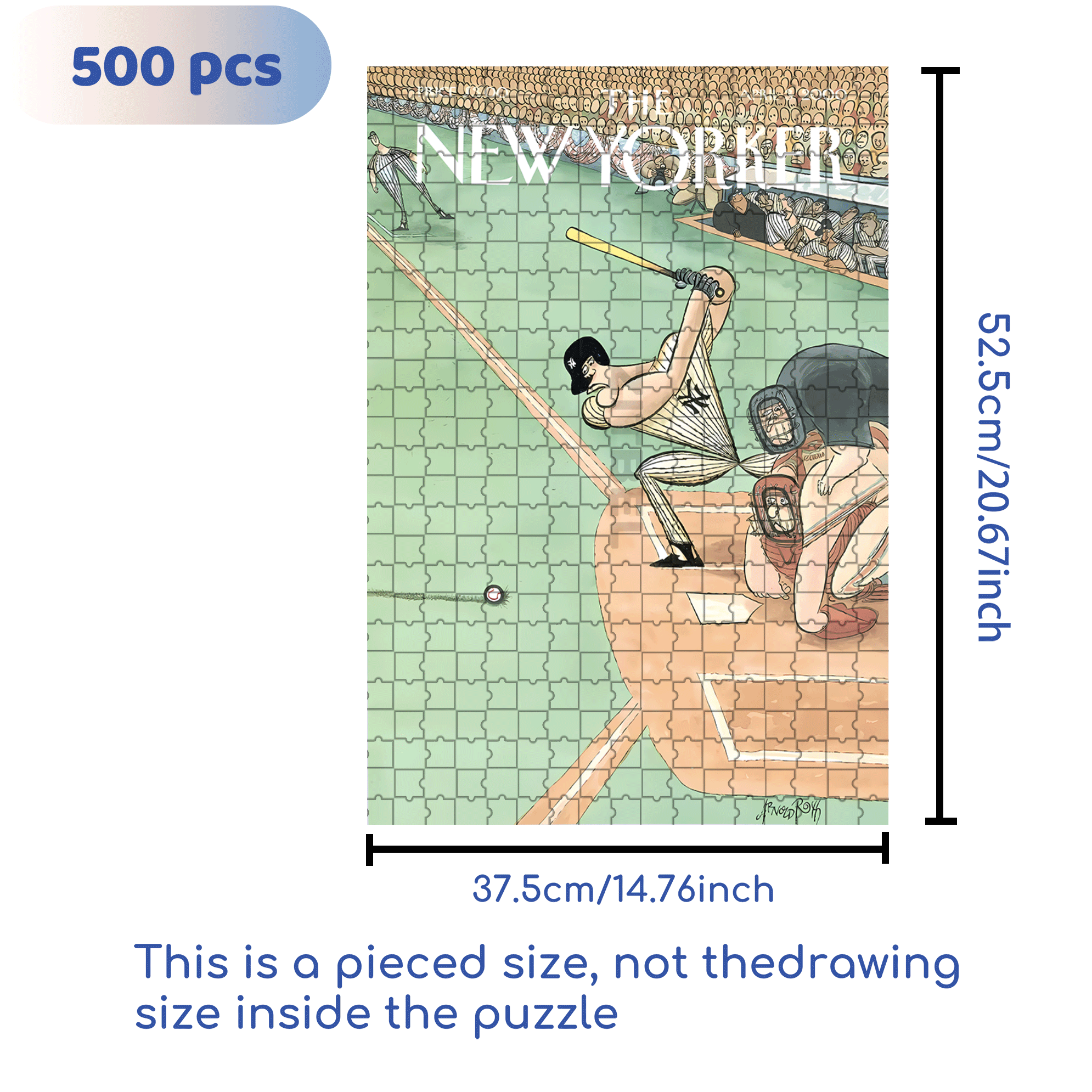 The First Pitch 2 500pcs/1000pcs Jigsaw Puzzle, Scratch-Resistant, Interactive Family Game & Brain-Boosting DIY Decor, Perfect for Halloween, Christmas & New Year Gifts, Family Puzzle Game