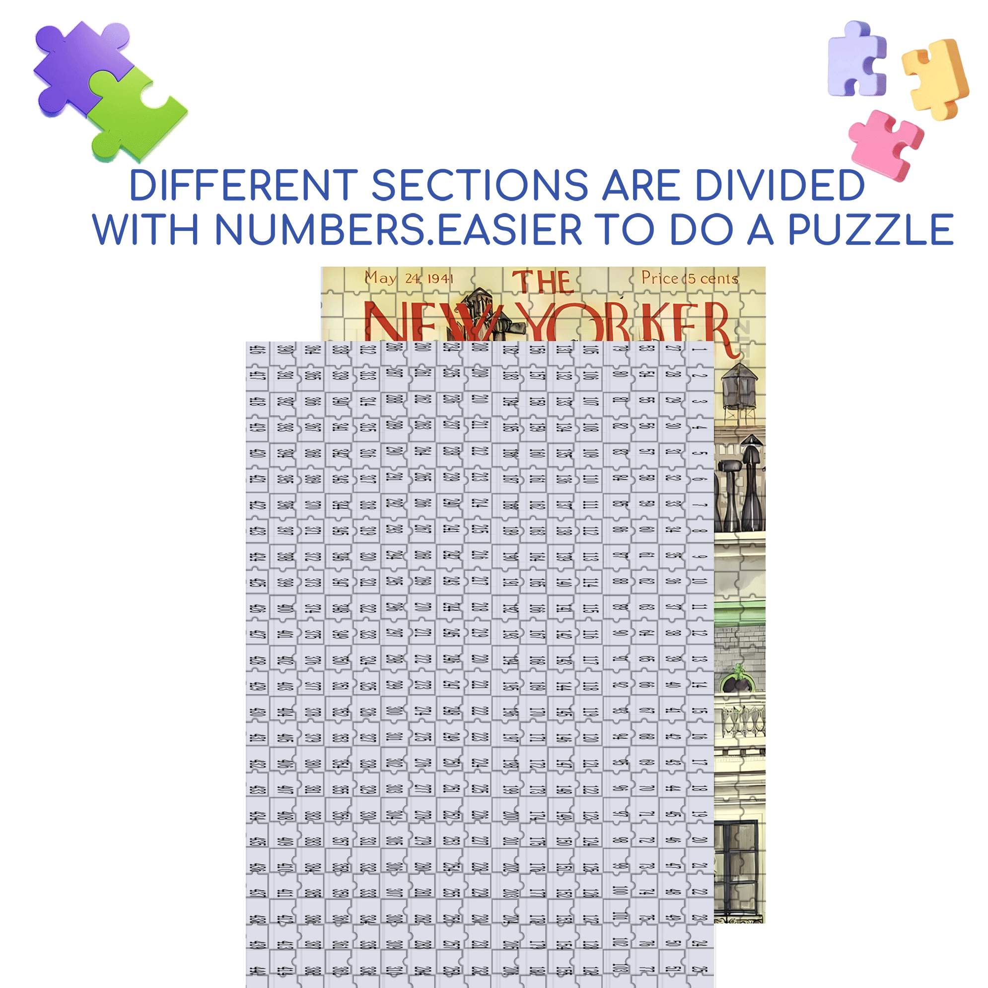 The Outside World 500pcs/1000pcs Jigsaw Puzzle, Scratch-Resistant, Interactive Family Game & Brain-Boosting DIY Decor, Perfect for Halloween, Christmas & New Year Gifts, Family Puzzle Game