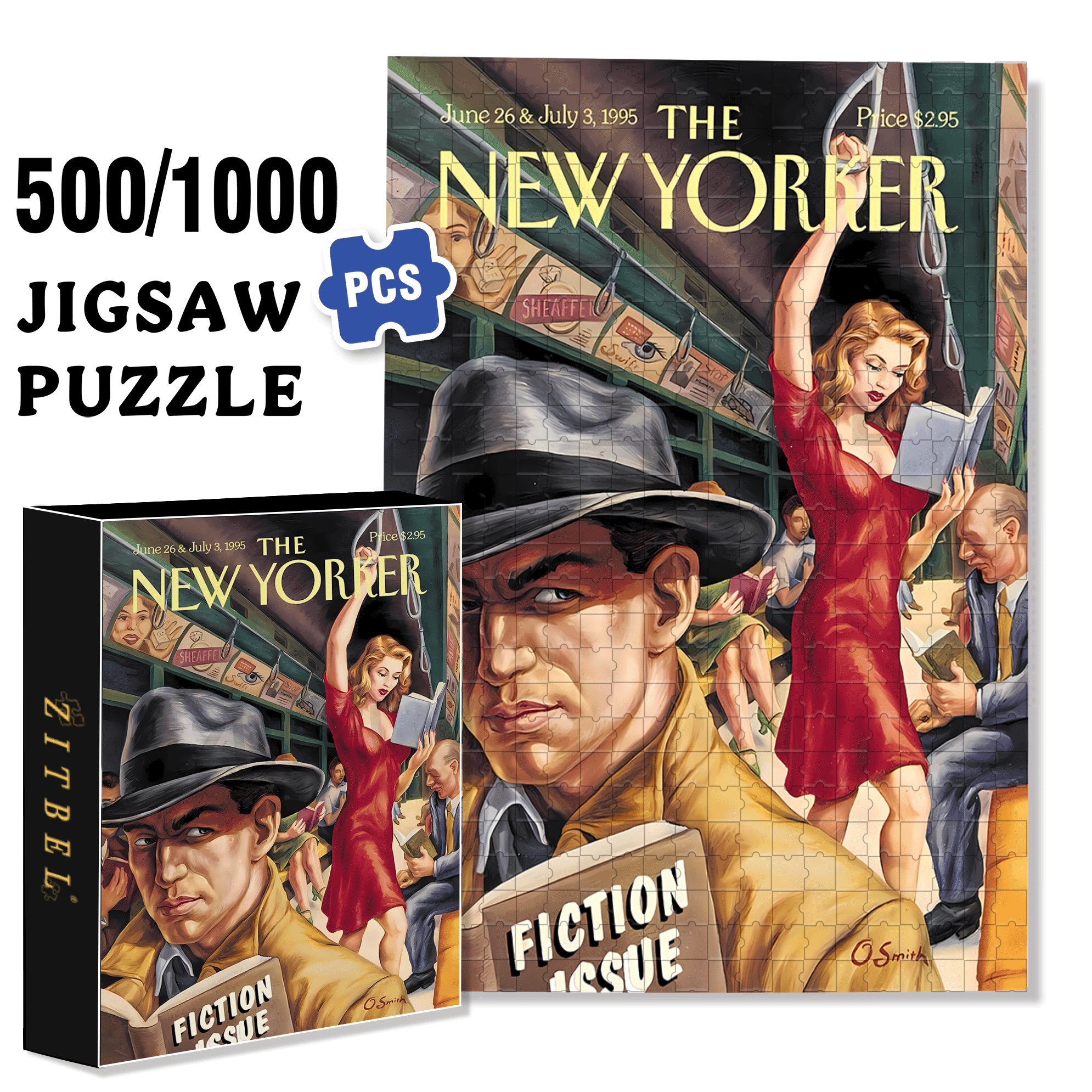 The Plain Knight 500pcs/1000pcs Jigsaw Puzzle, Scratch-Resistant, Interactive Family Game & Brain-Boosting DIY Decor, Perfect for Halloween, Christmas & New Year Gifts, Family Puzzle Game