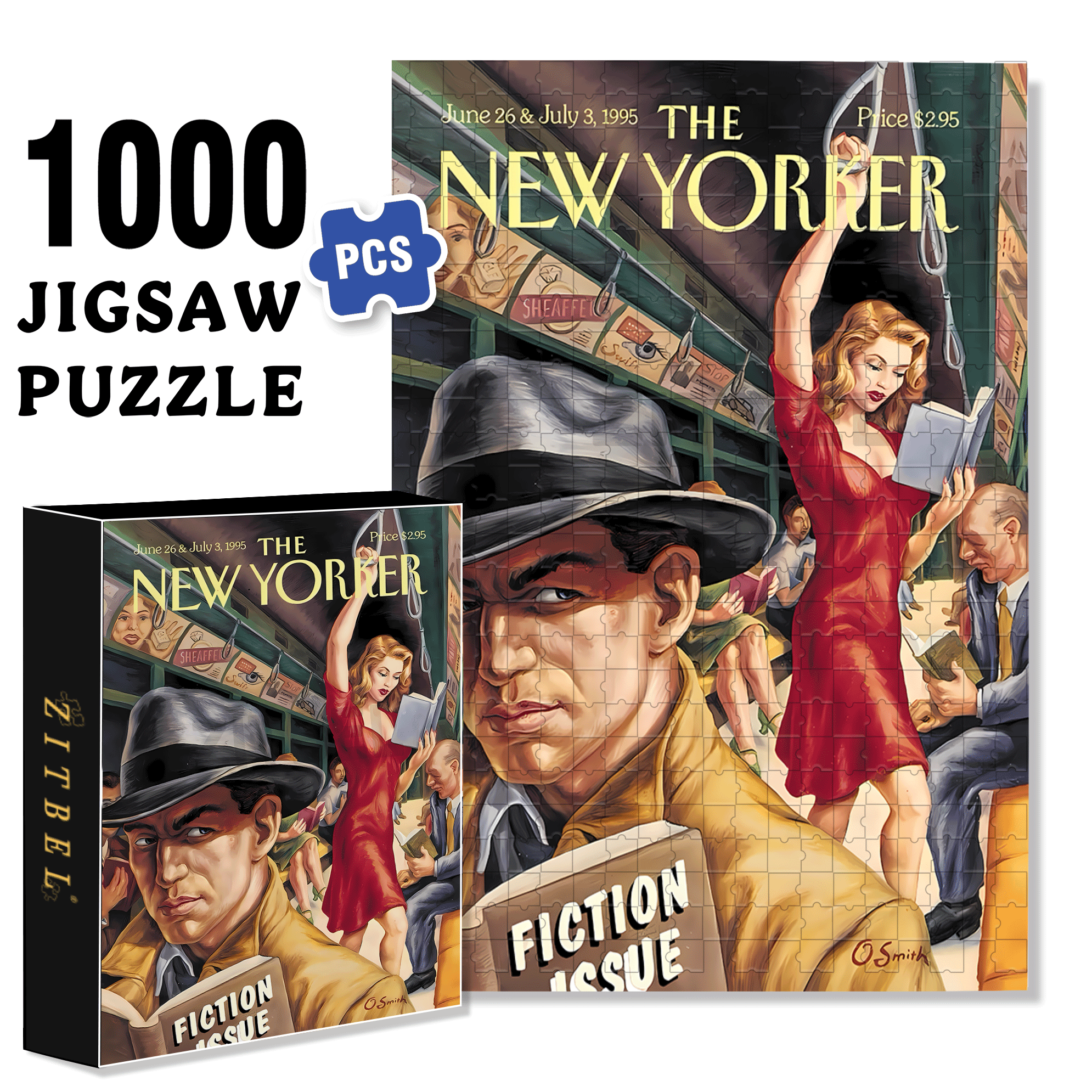 The Plain Knight 500pcs/1000pcs Jigsaw Puzzle, Scratch-Resistant, Interactive Family Game & Brain-Boosting DIY Decor, Perfect for Halloween, Christmas & New Year Gifts, Family Puzzle Game