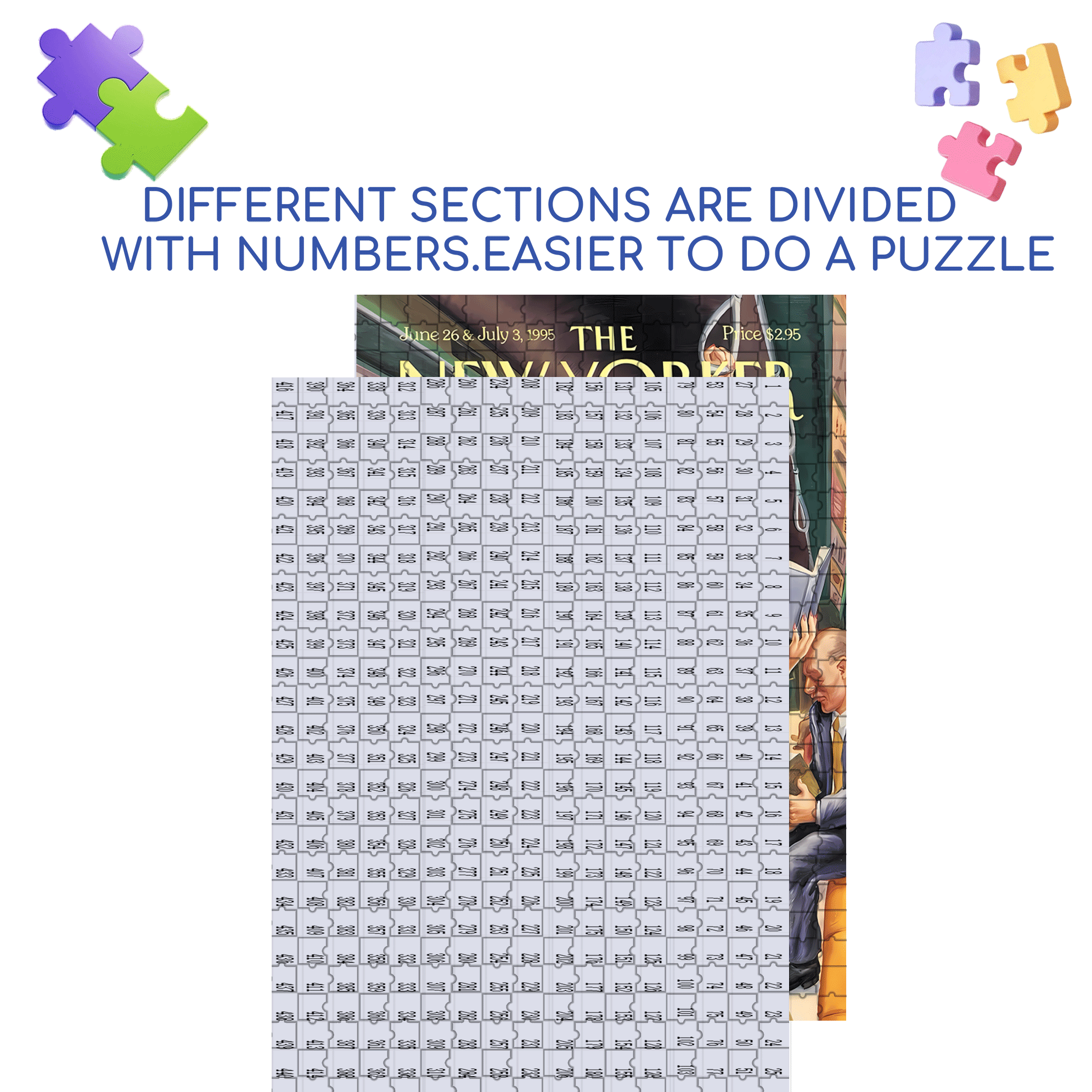 The Plain Knight 500pcs/1000pcs Jigsaw Puzzle, Scratch-Resistant, Interactive Family Game & Brain-Boosting DIY Decor, Perfect for Halloween, Christmas & New Year Gifts, Family Puzzle Game