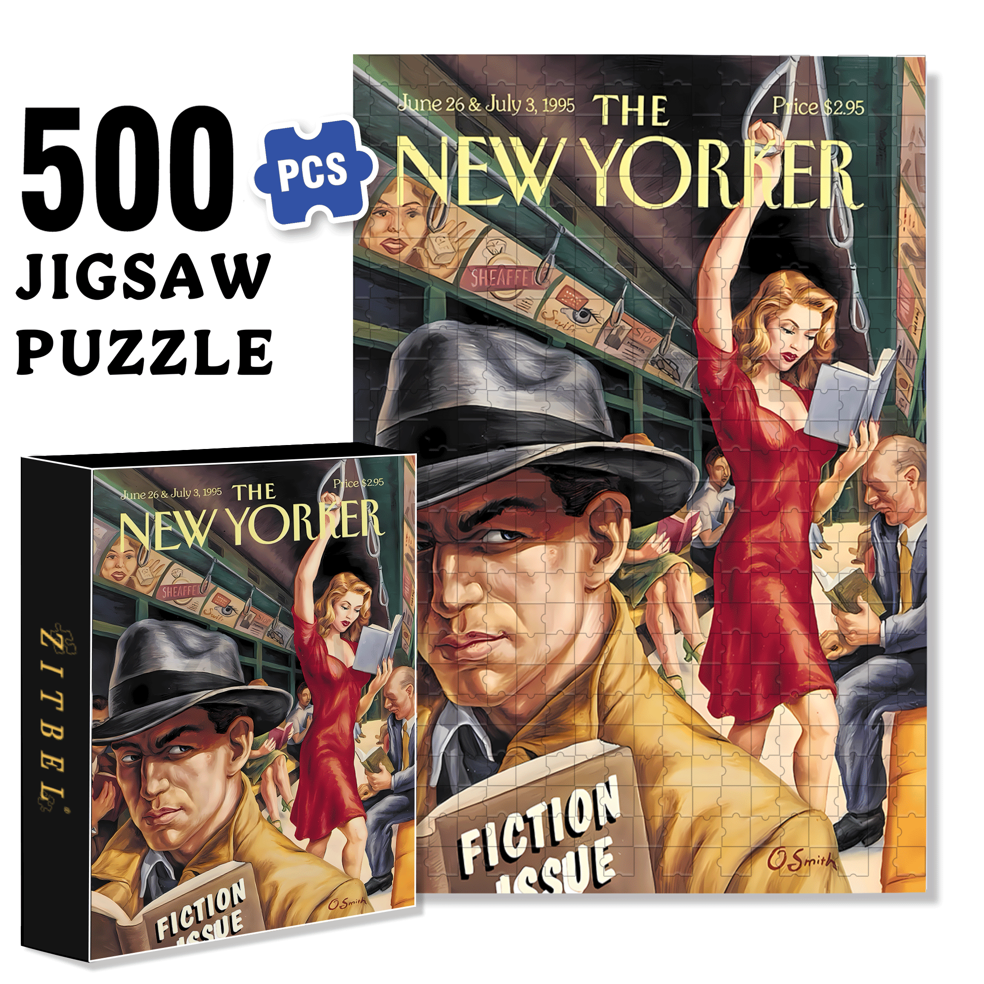 The Plain Knight 500pcs/1000pcs Jigsaw Puzzle, Scratch-Resistant, Interactive Family Game & Brain-Boosting DIY Decor, Perfect for Halloween, Christmas & New Year Gifts, Family Puzzle Game