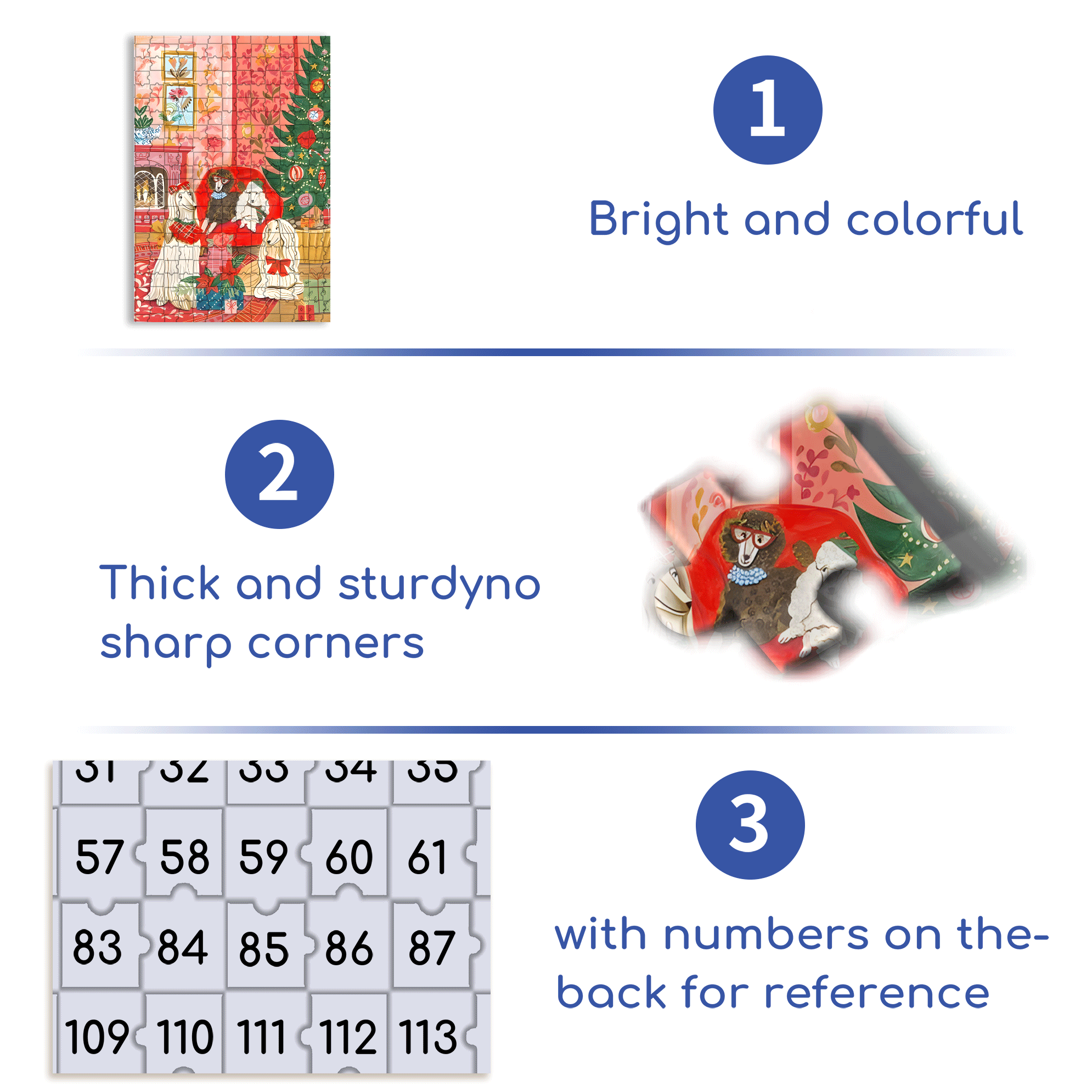 Dogs in Cosy Living Room 500pcs/1000pcs Jigsaw Puzzle, Scratch-Resistant, Interactive Family Game & Brain-Boosting DIY Decor, Perfect for Halloween, Christmas & New Year Gifts, Family Puzzle Game