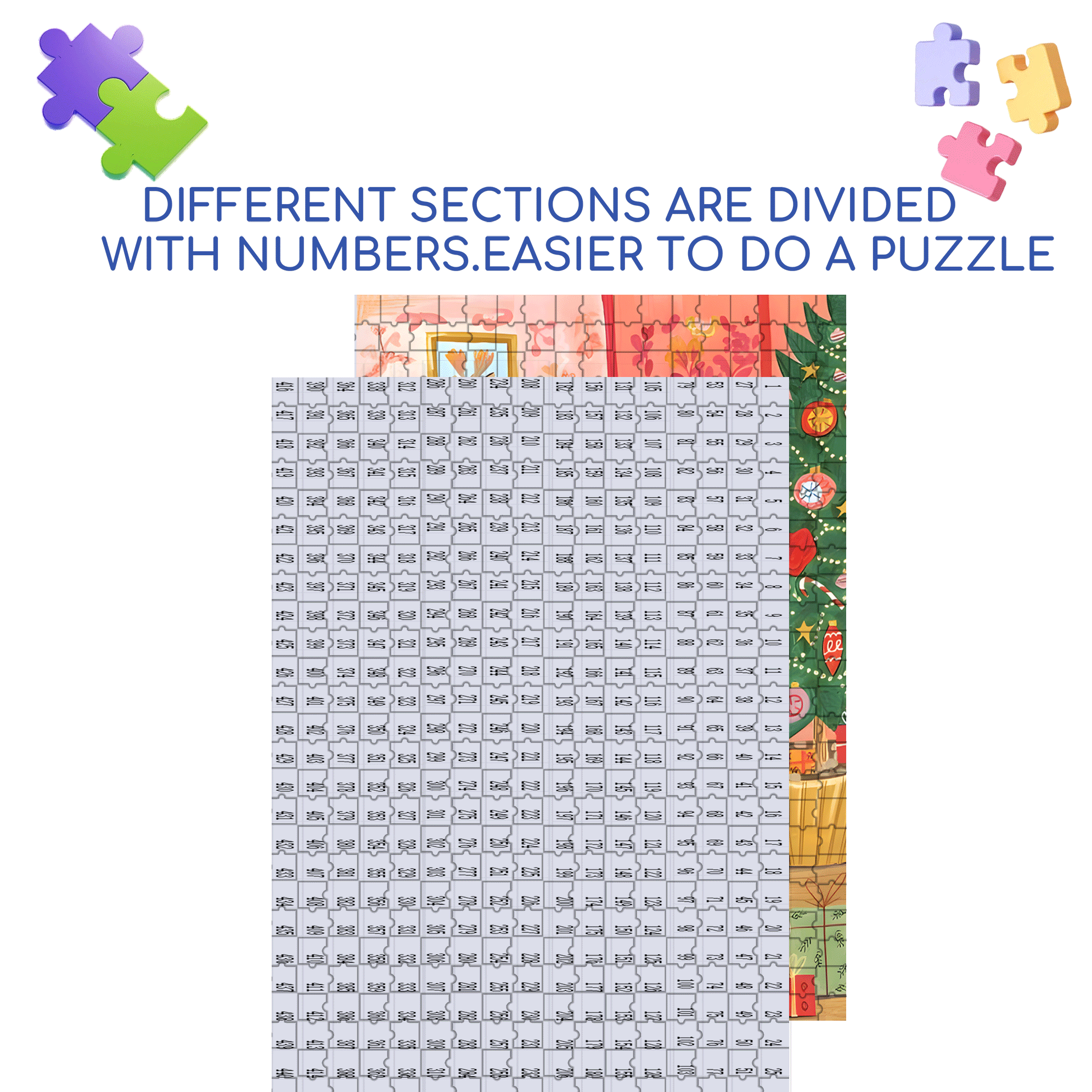 Dogs in Cosy Living Room 500pcs/1000pcs Jigsaw Puzzle, Scratch-Resistant, Interactive Family Game & Brain-Boosting DIY Decor, Perfect for Halloween, Christmas & New Year Gifts, Family Puzzle Game