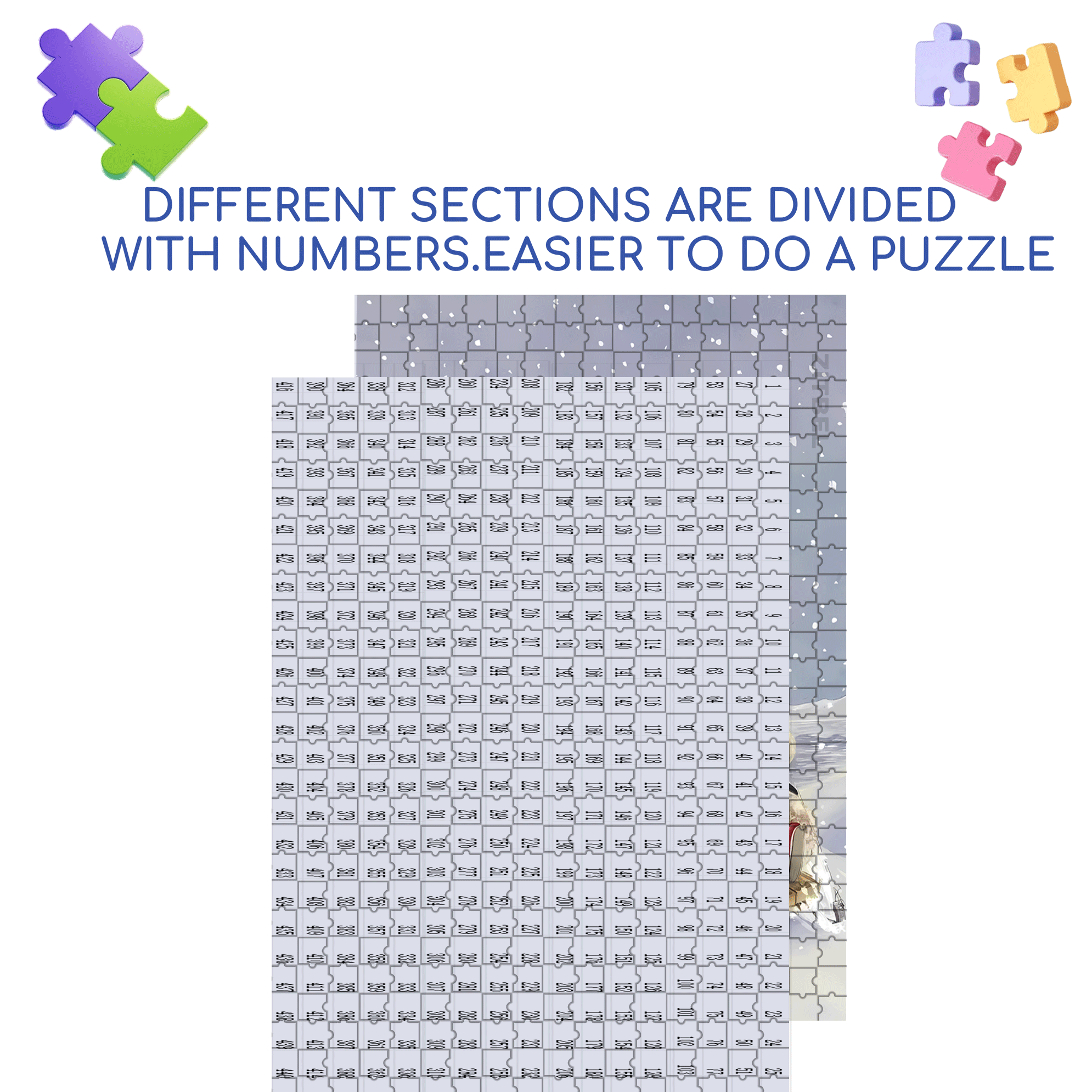 Extreme Speed ??Sled 500pcs/1000pcs Jigsaw Puzzle, Scratch-Resistant, Interactive Family Game & Brain-Boosting DIY Decor, Perfect for Halloween, Christmas & New Year Gifts, Family Puzzle Game