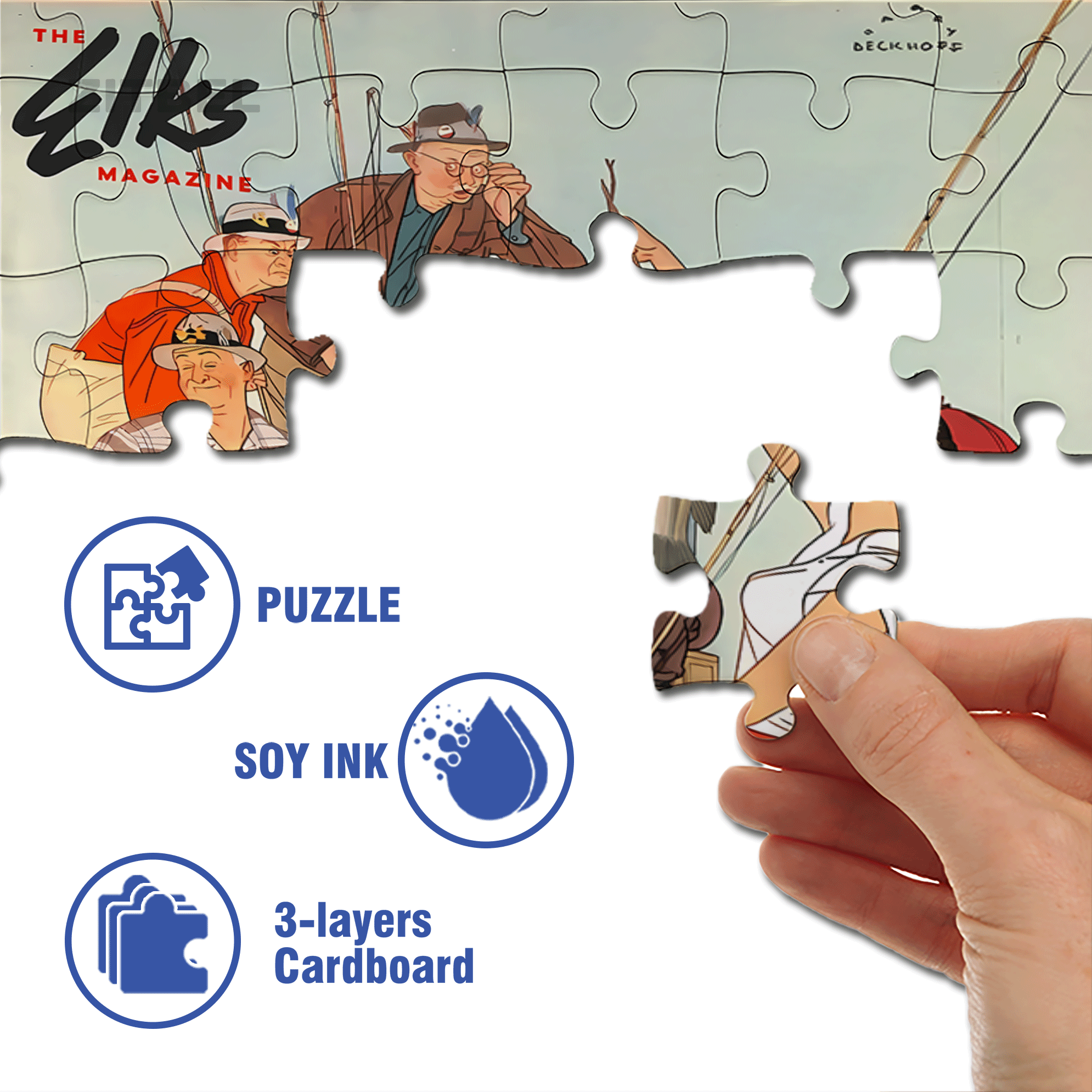 Female Fisherman 500pcs/1000pcs Jigsaw Puzzle, Scratch-Resistant, Interactive Family Game & Brain-Boosting DIY Decor, Perfect for Halloween, Christmas & New Year Gifts, Family Puzzle Game