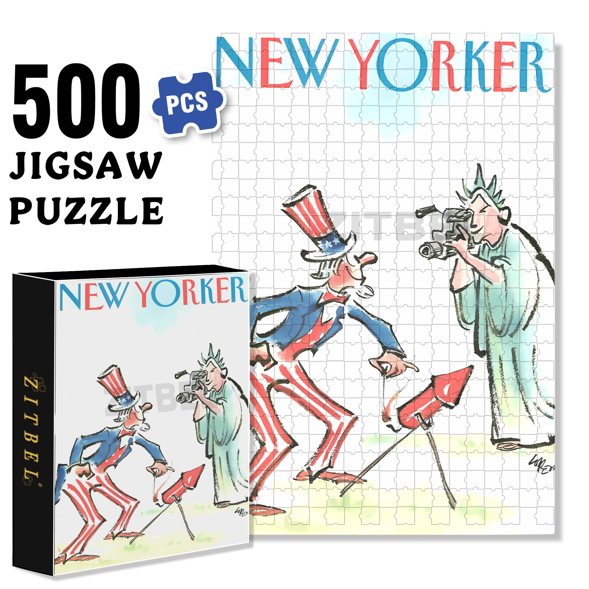 Important Moment 500pcs/1000pcs Jigsaw Puzzle, Scratch-Resistant, Interactive Family Game & Brain-Boosting DIY Decor, Perfect for Halloween, Christmas & New Year Gifts, Family Puzzle Game