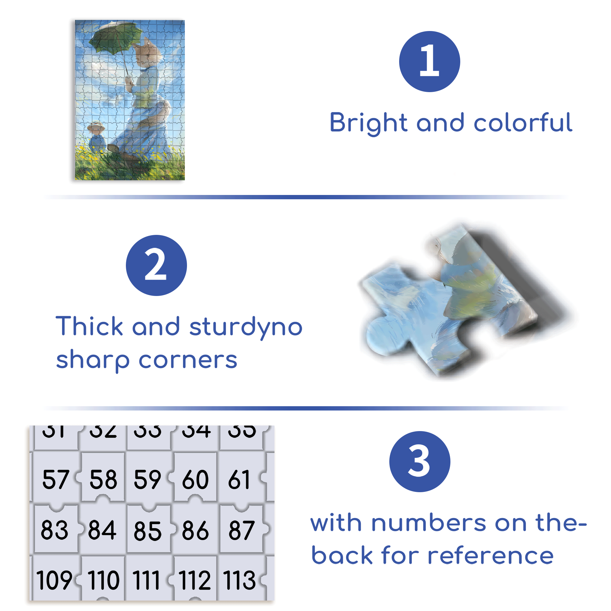Meow ¡Á World Famous Paintings 2 500pcs/1000pcs Jigsaw Puzzle, Scratch-Resistant, Interactive Family Game & Brain-Boosting DIY Decor, Perfect for Halloween, Christmas & New Year Gifts, Family Puzzle Game