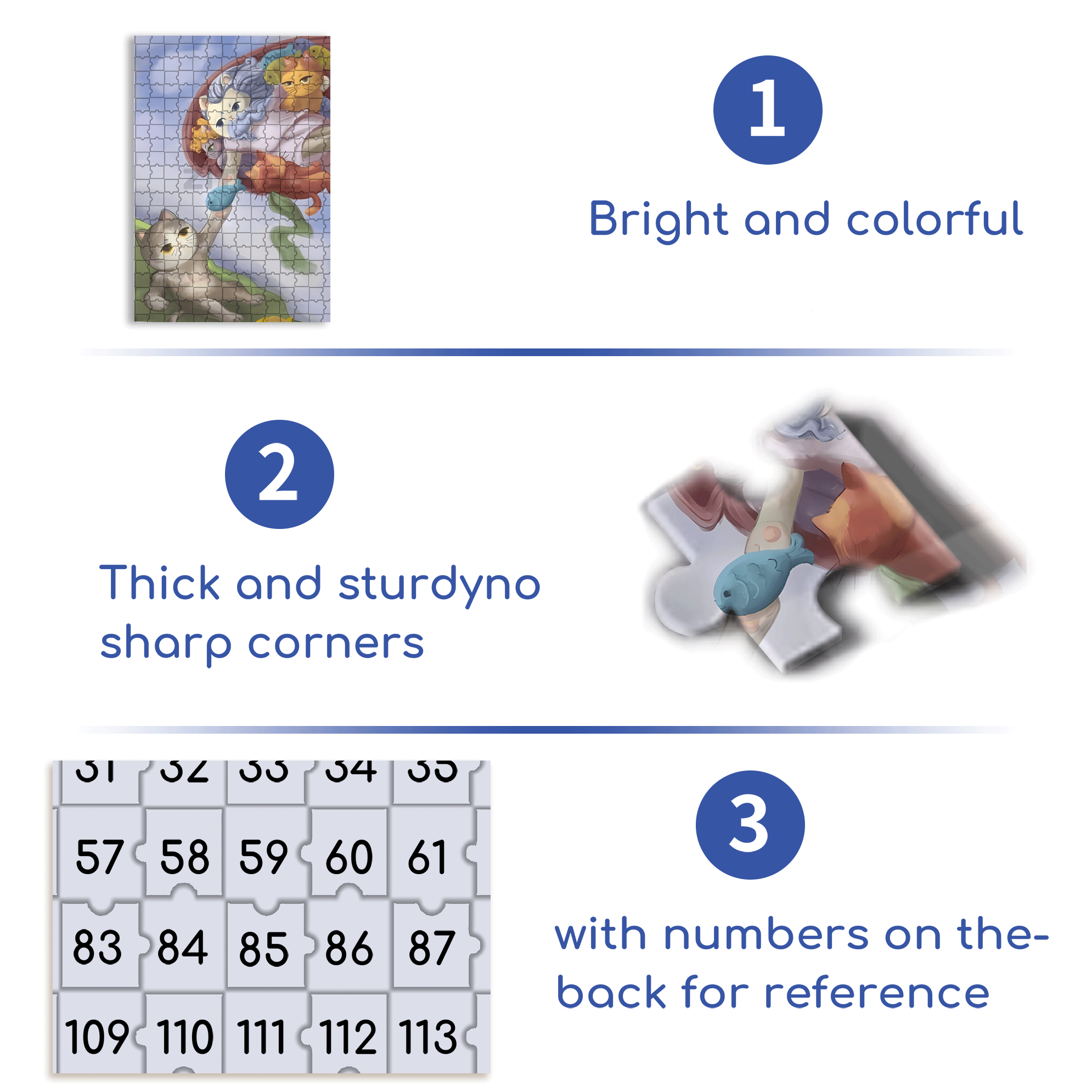 Meow ¡Á World Famous Paintings 6 500pcs/1000pcs Jigsaw Puzzle, Scratch-Resistant, Interactive Family Game & Brain-Boosting DIY Decor, Perfect for Halloween, Christmas & New Year Gifts, Family Puzzle Game