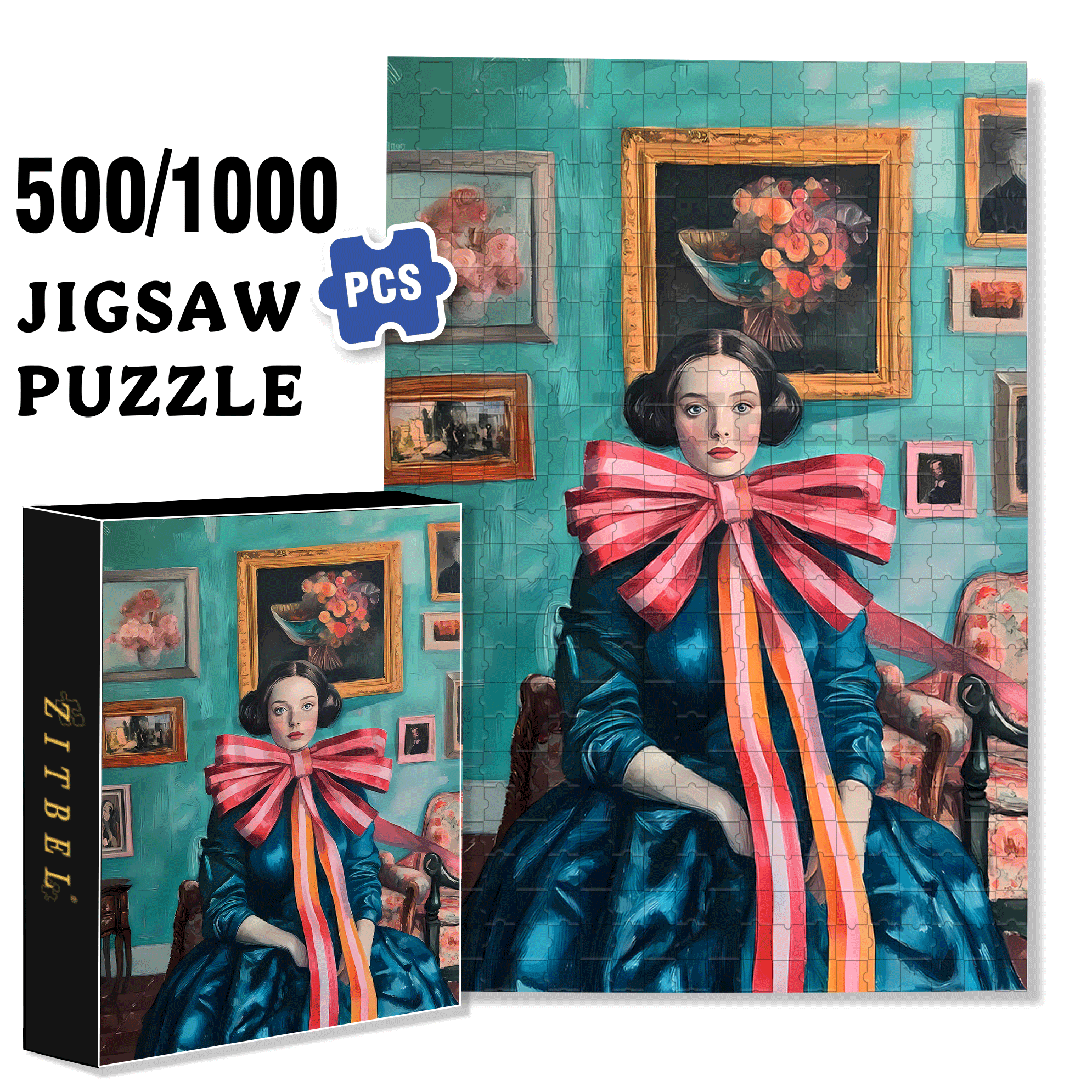 Notes From A Bow Enchantress 500pcs/1000pcs Jigsaw Puzzle, Scratch-Resistant, Interactive Family Game & Brain-Boosting DIY Decor, Perfect for Halloween, Christmas & New Year Gifts, Family Puzzle Game