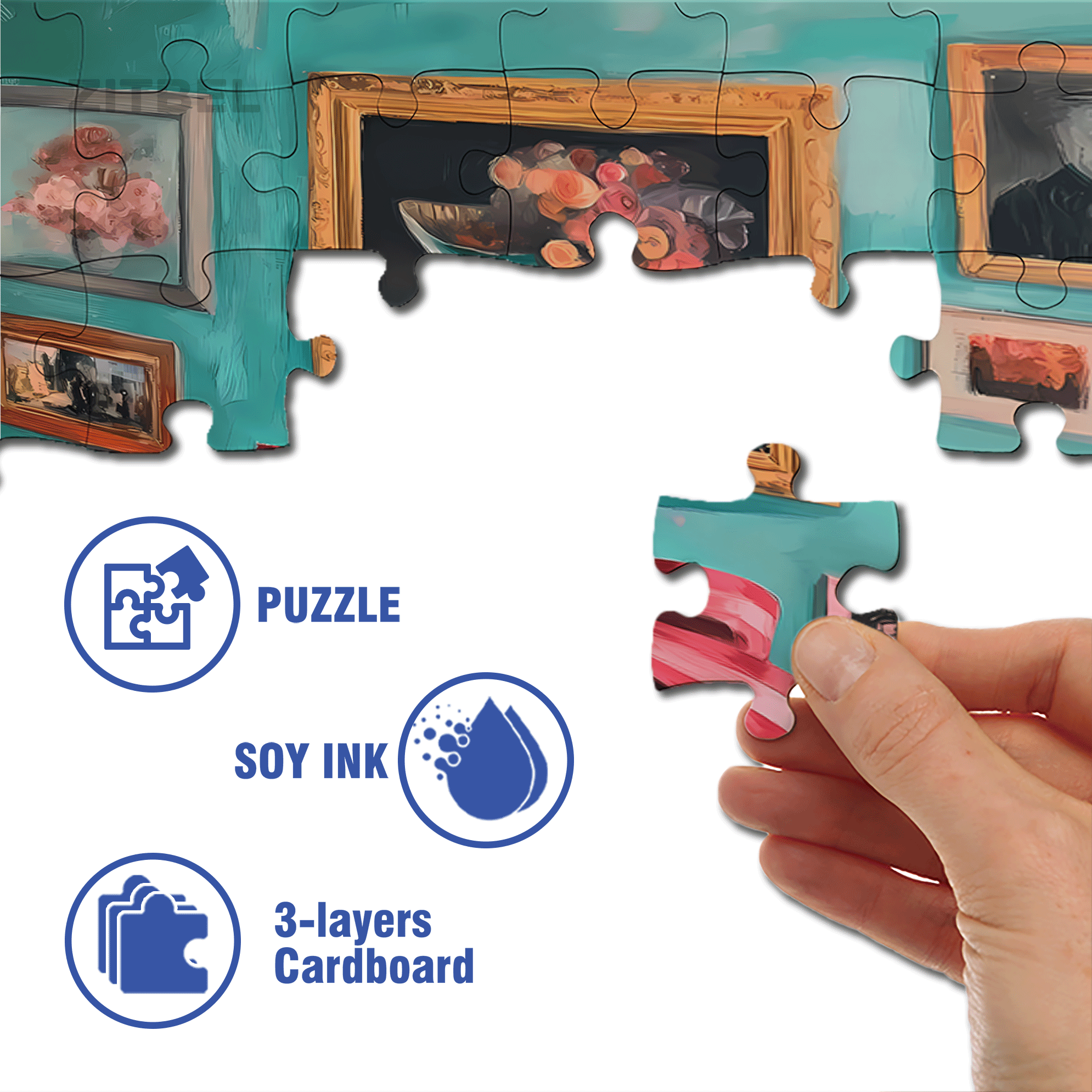Notes From A Bow Enchantress 500pcs/1000pcs Jigsaw Puzzle, Scratch-Resistant, Interactive Family Game & Brain-Boosting DIY Decor, Perfect for Halloween, Christmas & New Year Gifts, Family Puzzle Game