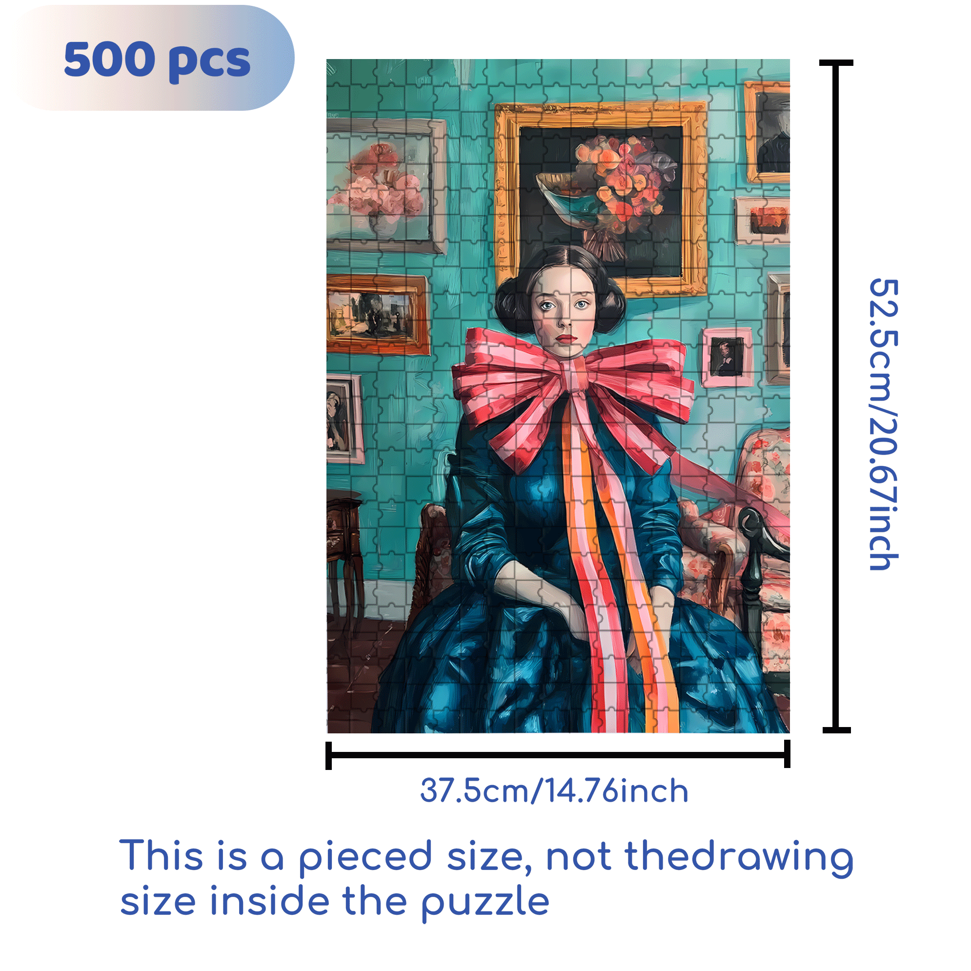 Notes From A Bow Enchantress 500pcs/1000pcs Jigsaw Puzzle, Scratch-Resistant, Interactive Family Game & Brain-Boosting DIY Decor, Perfect for Halloween, Christmas & New Year Gifts, Family Puzzle Game