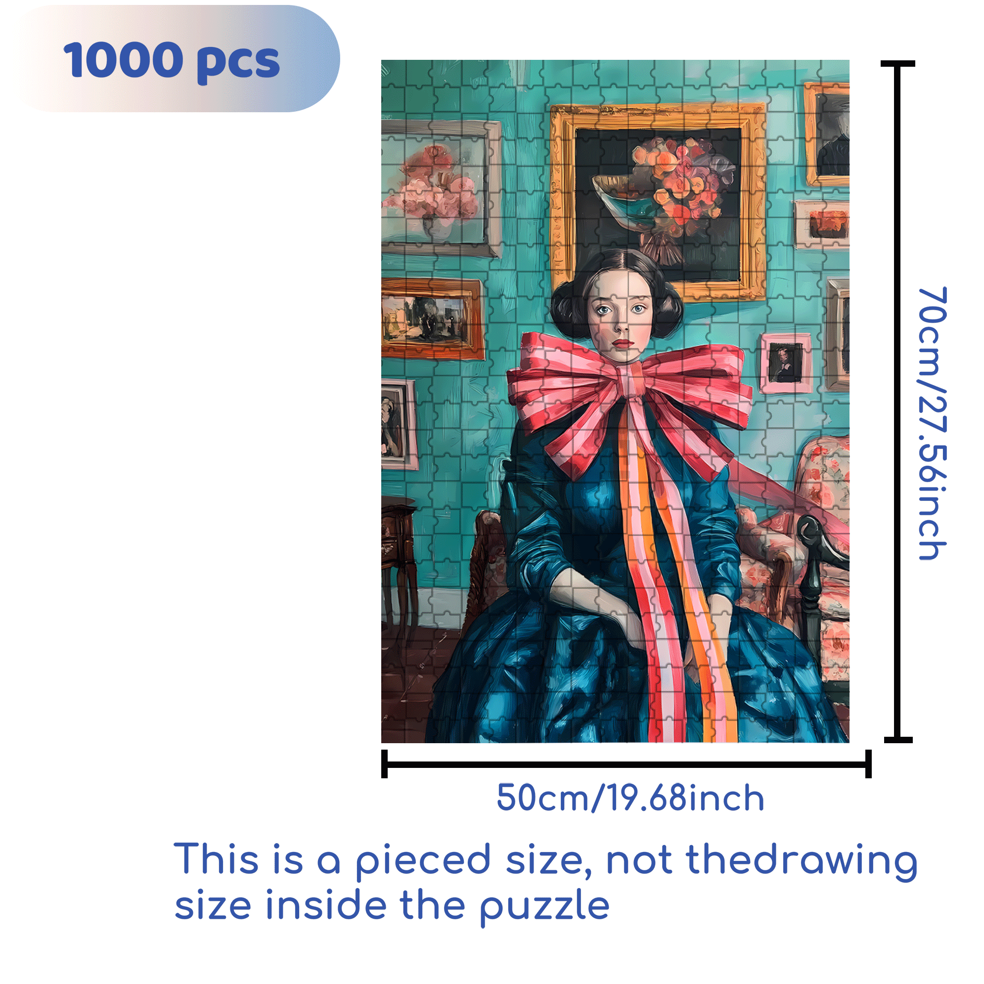 Notes From A Bow Enchantress 500pcs/1000pcs Jigsaw Puzzle, Scratch-Resistant, Interactive Family Game & Brain-Boosting DIY Decor, Perfect for Halloween, Christmas & New Year Gifts, Family Puzzle Game
