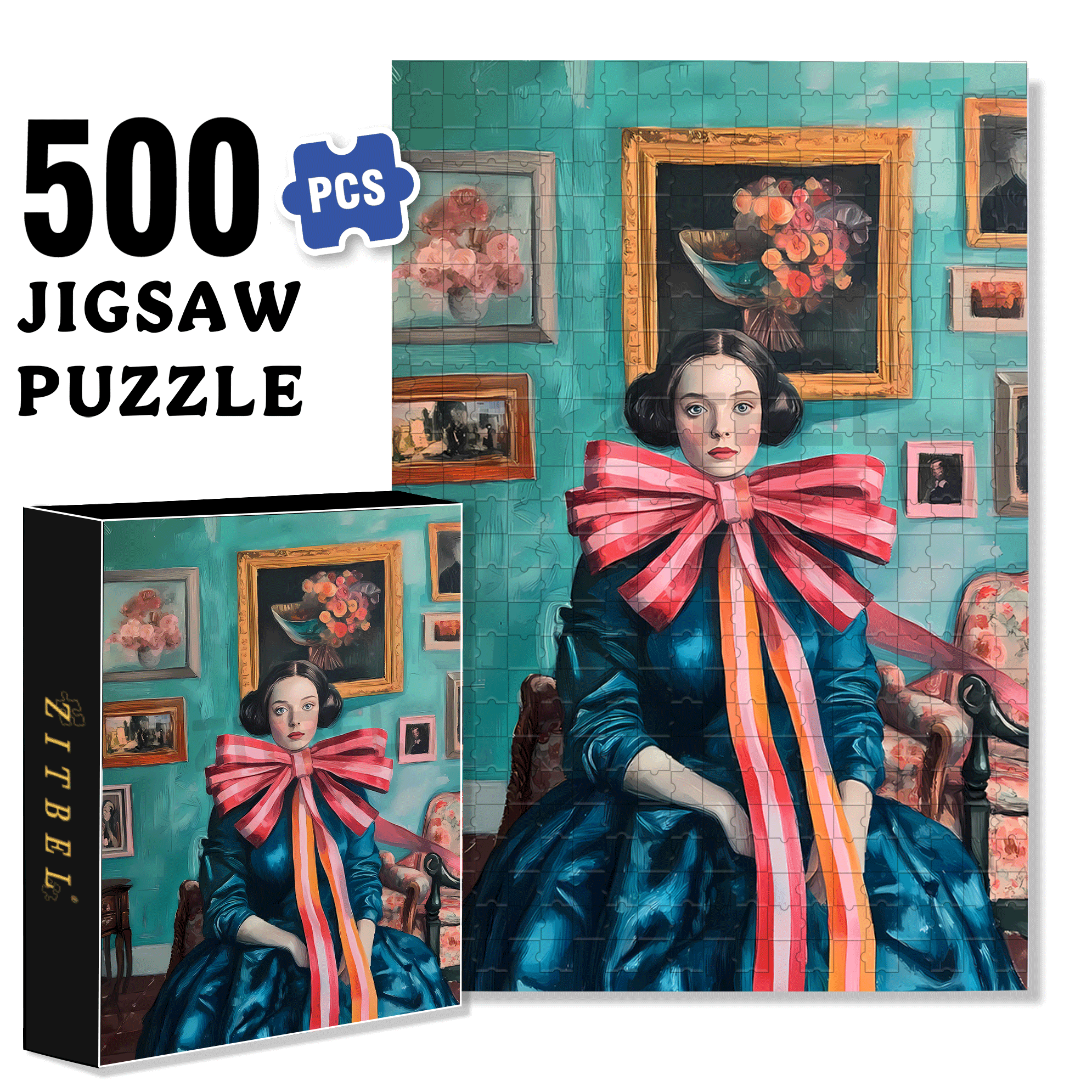 Notes From A Bow Enchantress 500pcs/1000pcs Jigsaw Puzzle, Scratch-Resistant, Interactive Family Game & Brain-Boosting DIY Decor, Perfect for Halloween, Christmas & New Year Gifts, Family Puzzle Game